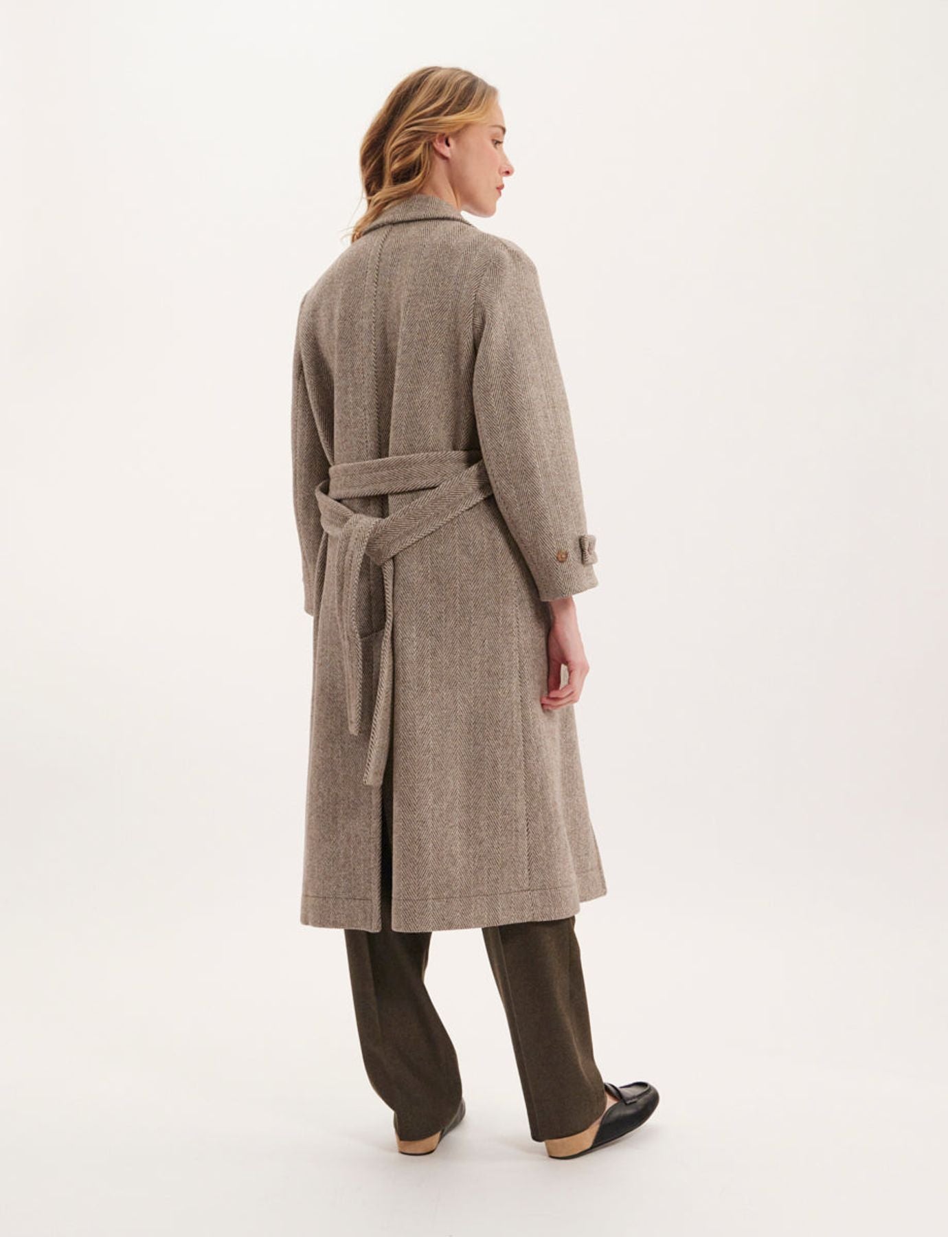 Esmé brown and ecru coat