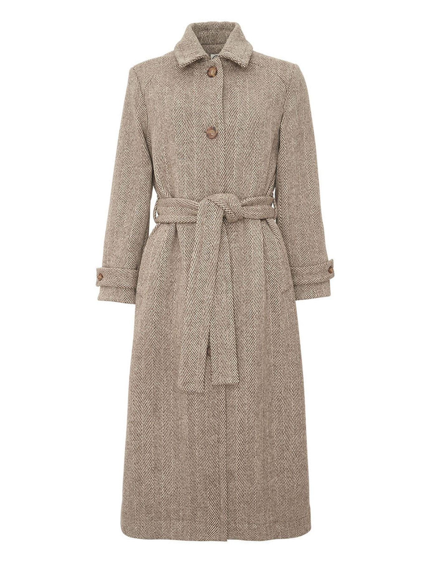 Esmé brown and ecru coat