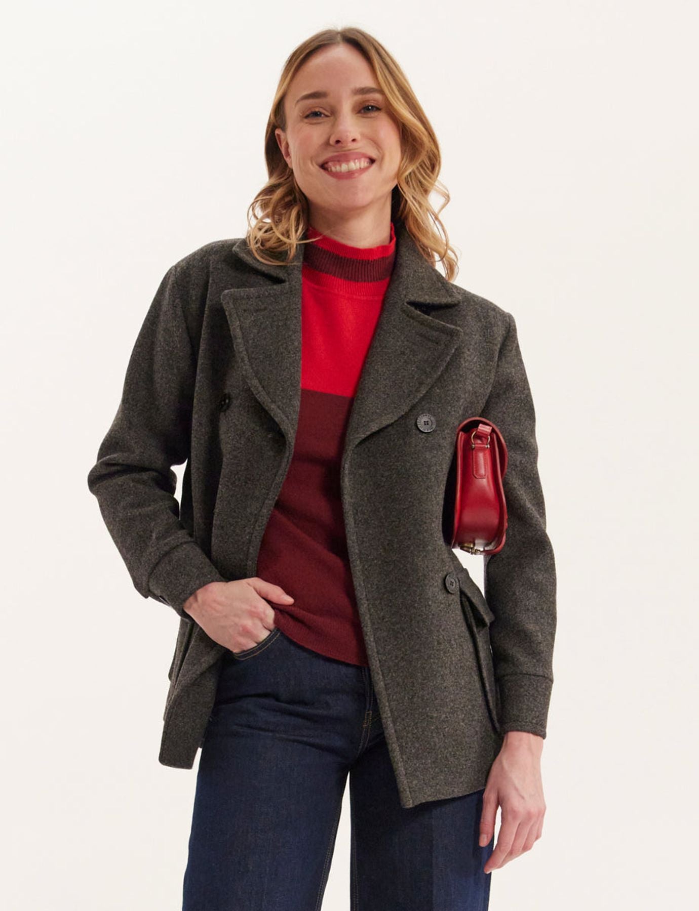 Romaric grey coat