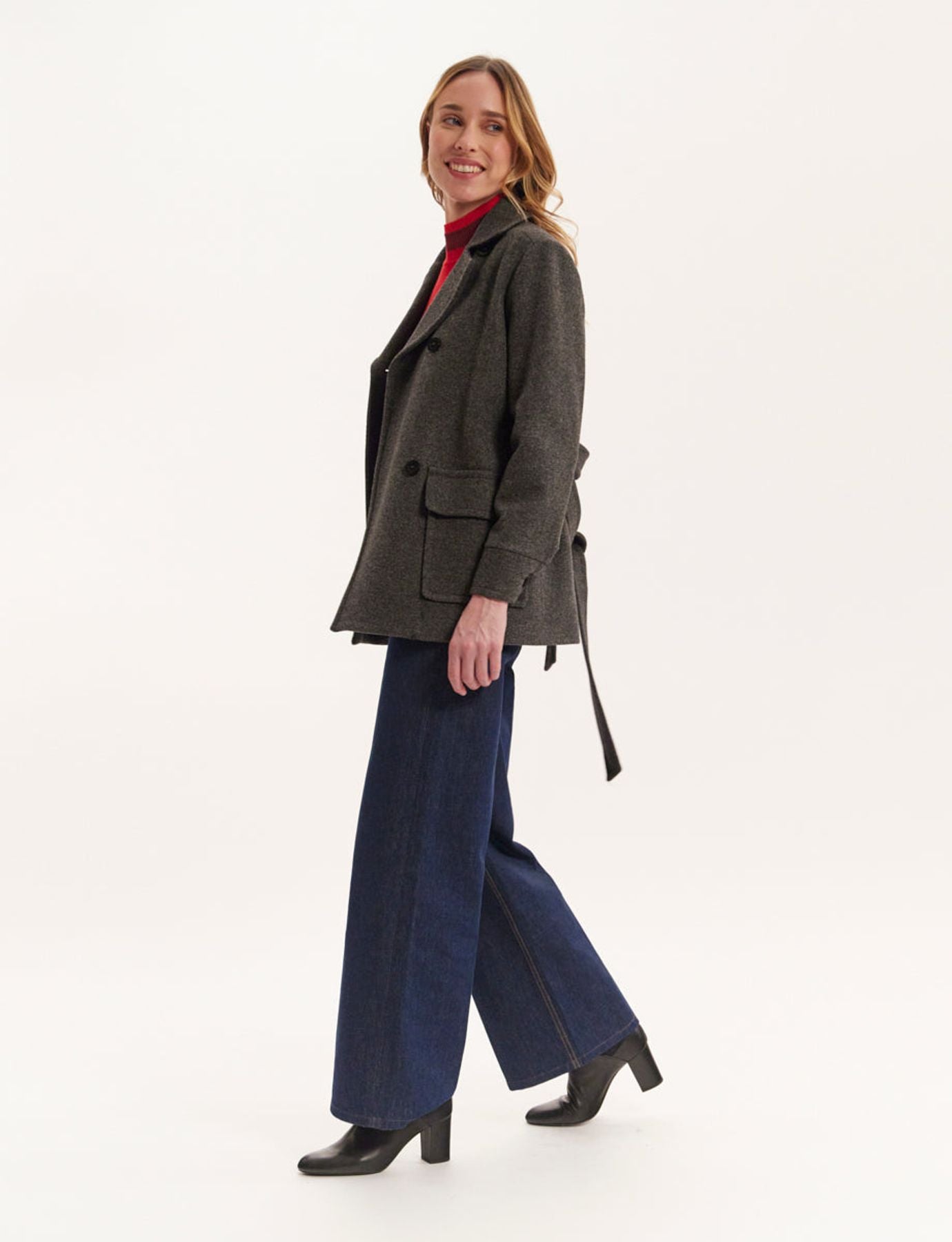 Romaric grey coat