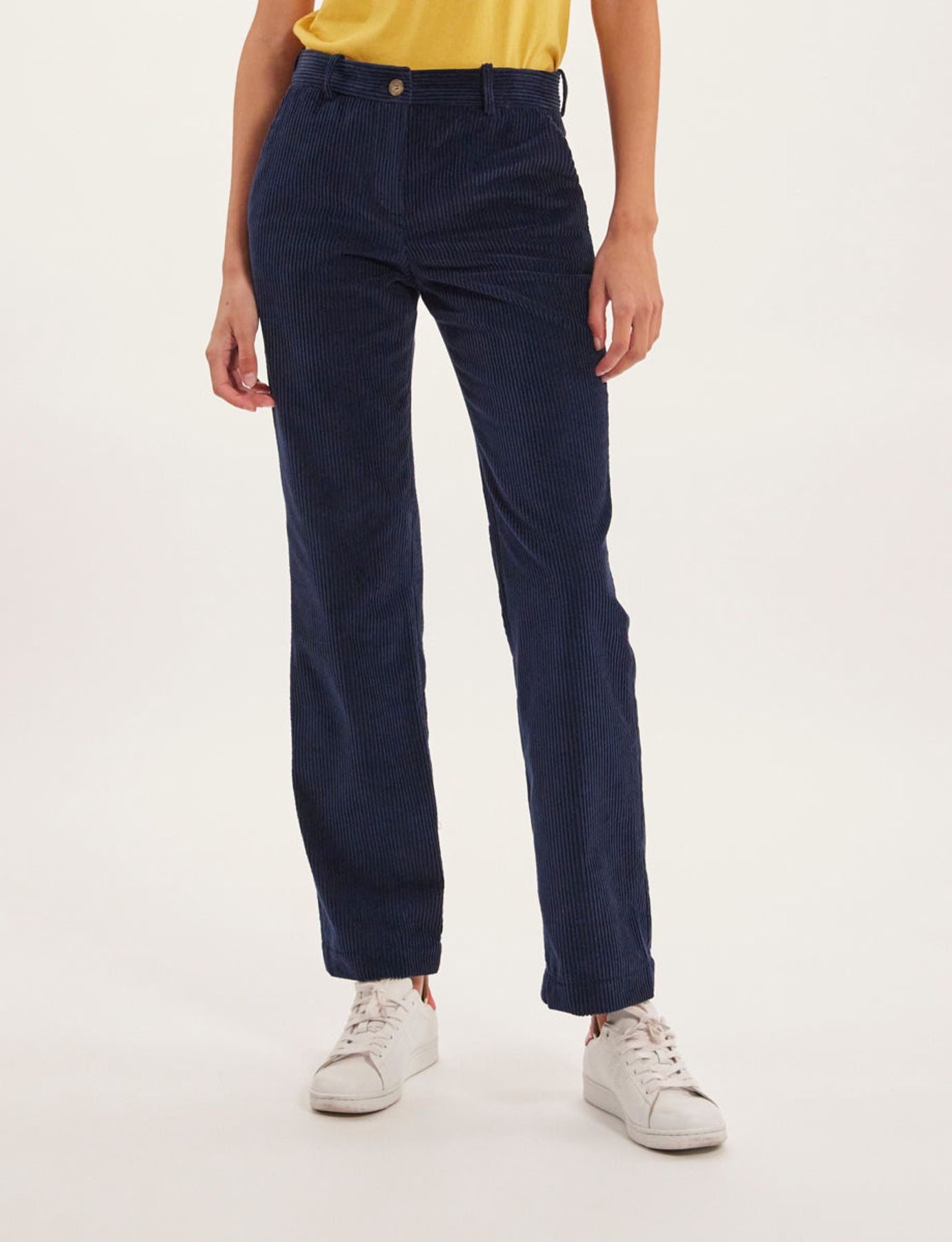 Francisco navy blue cotton trousers