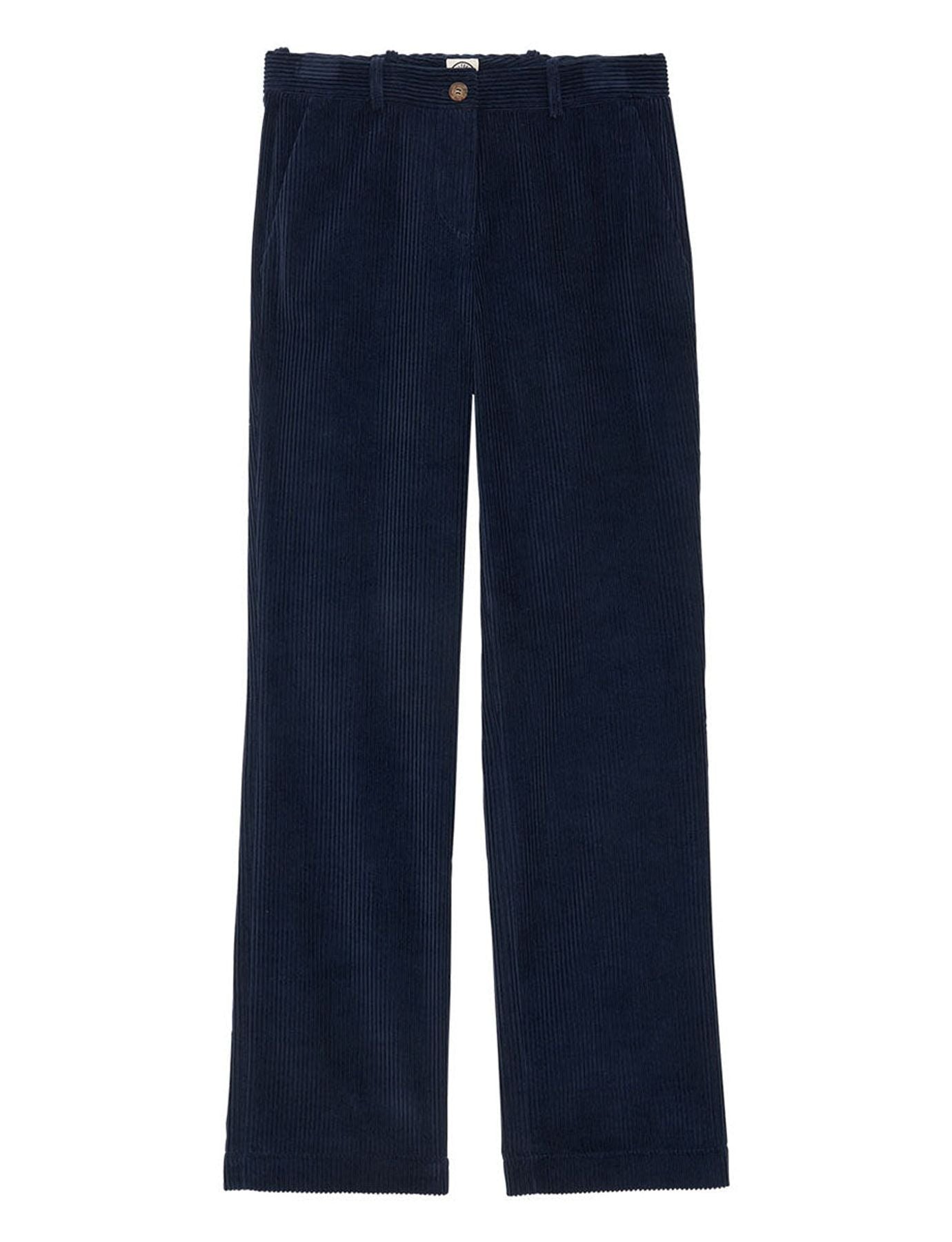 Francisco navy blue cotton trousers