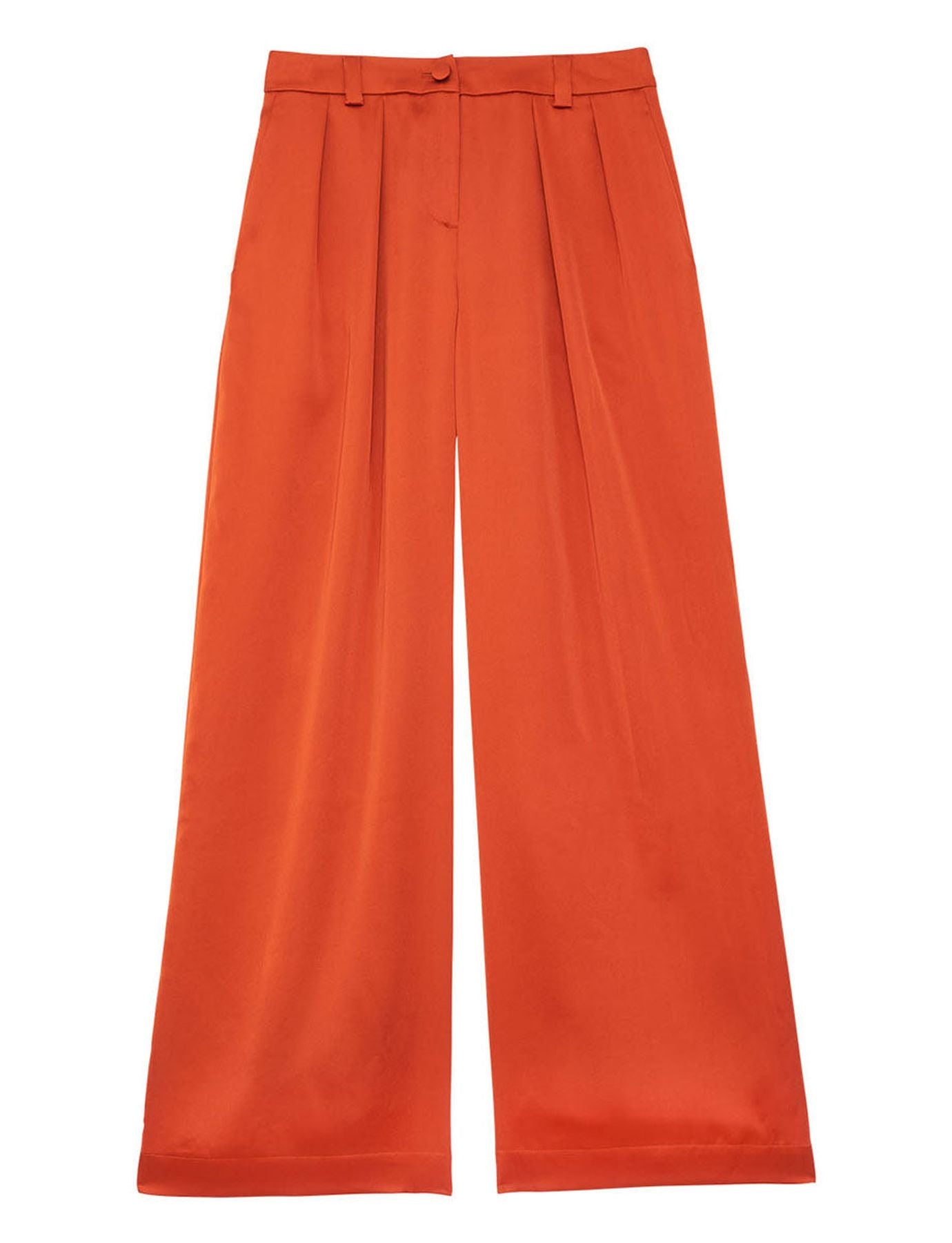 Luciano burnt orange trousers