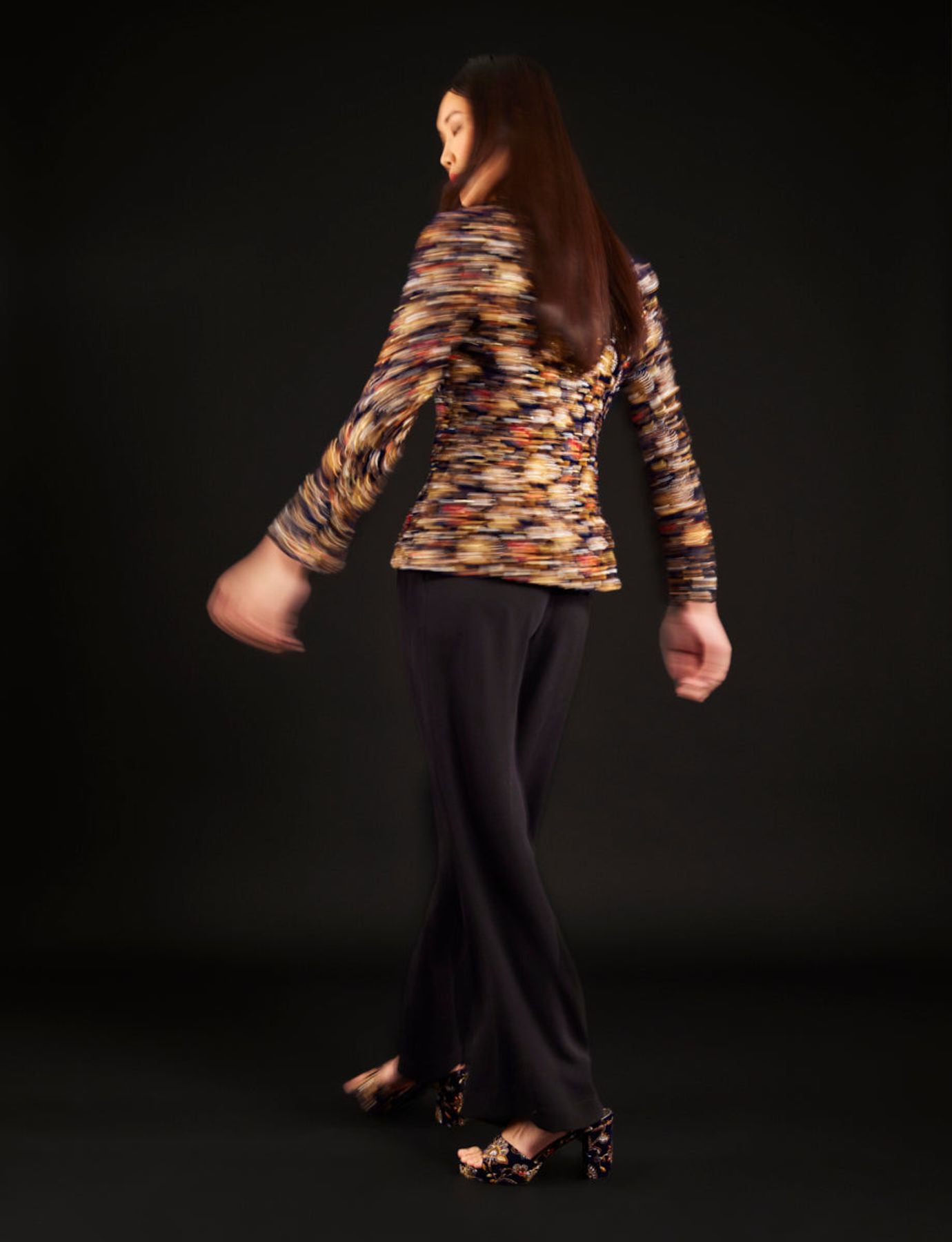 Pantaloni neri Luciano