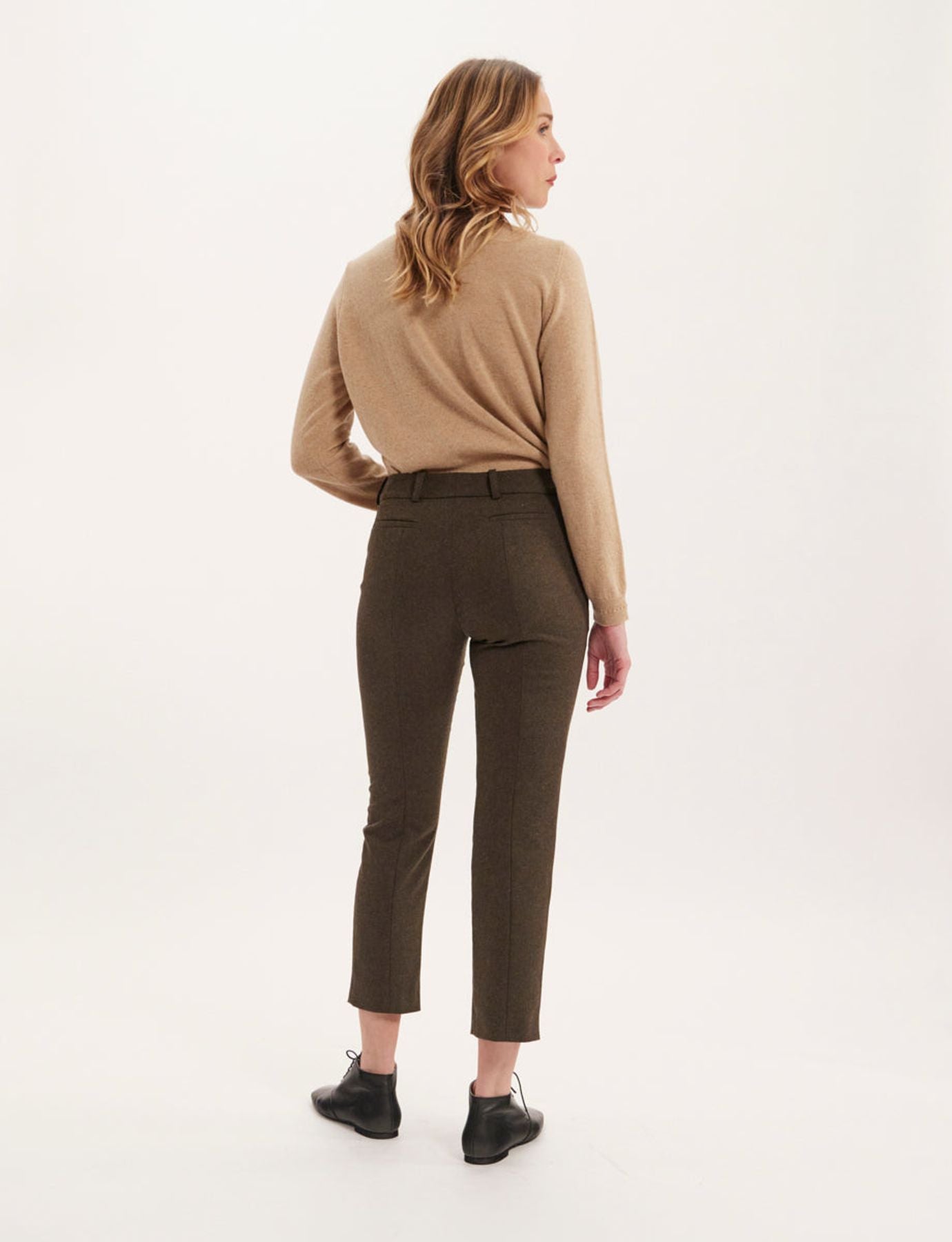 Audrey khaki trousers