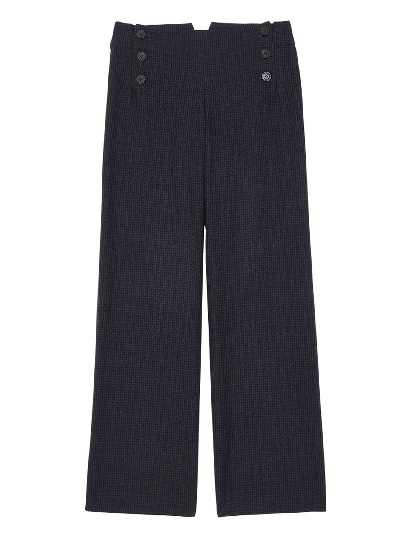 Gabriel blue and black trousers