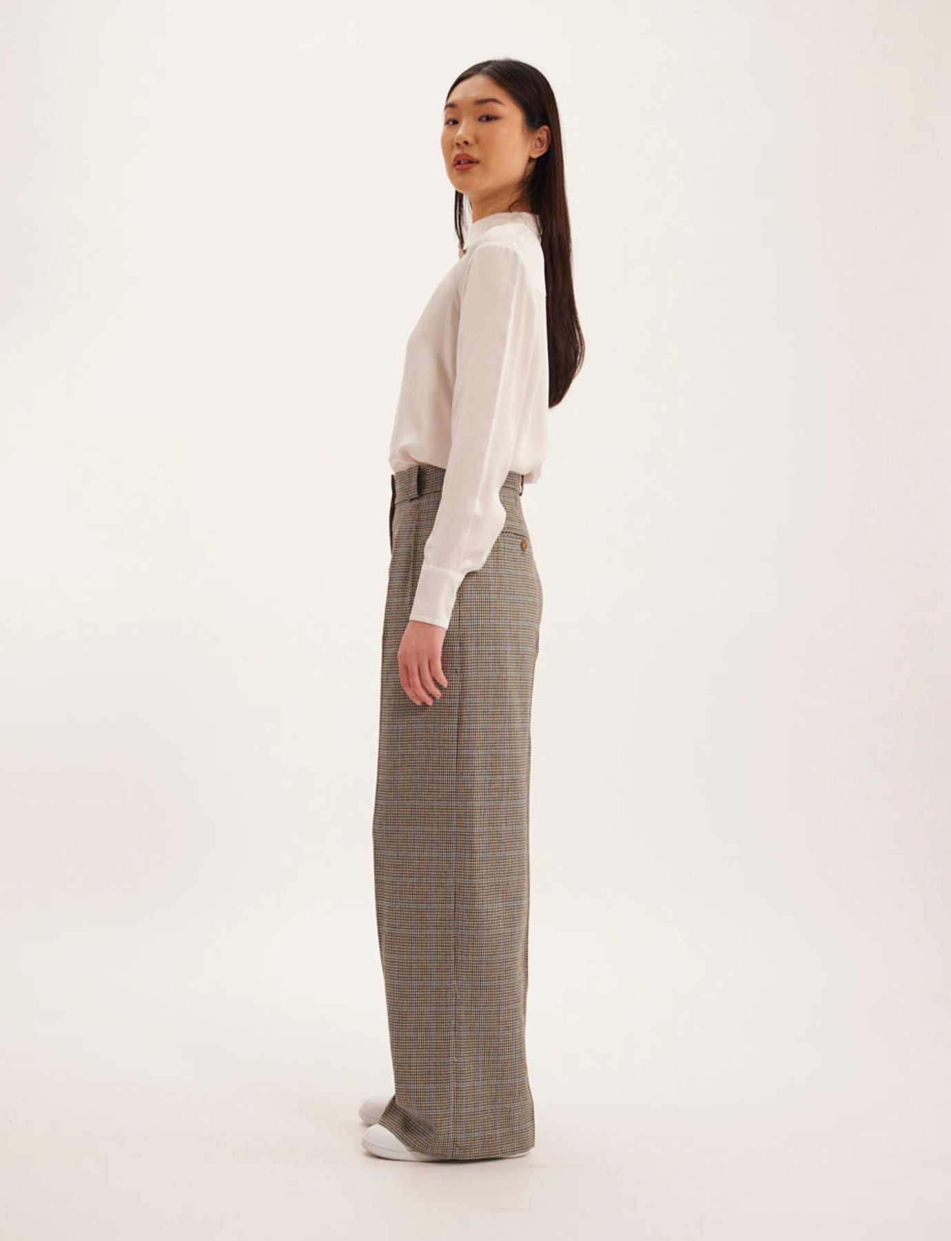Marlène houndstooth trousers