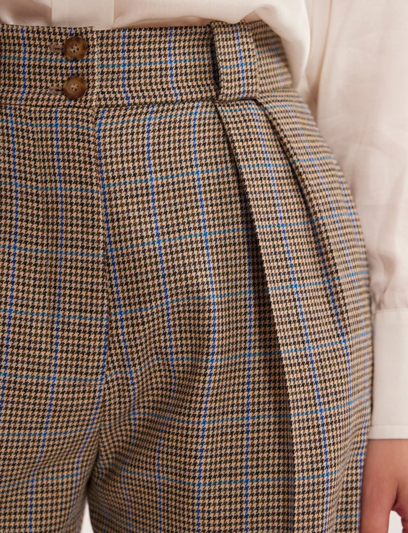 Marlène houndstooth trousers
