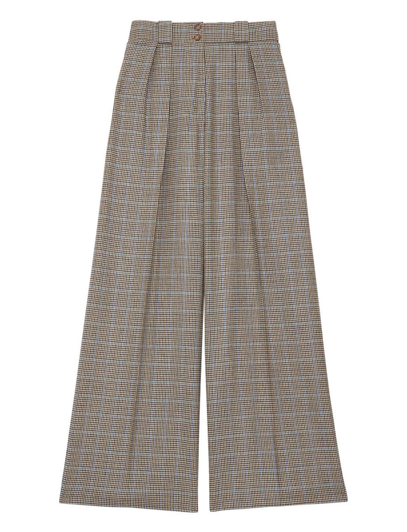 Marlène houndstooth trousers