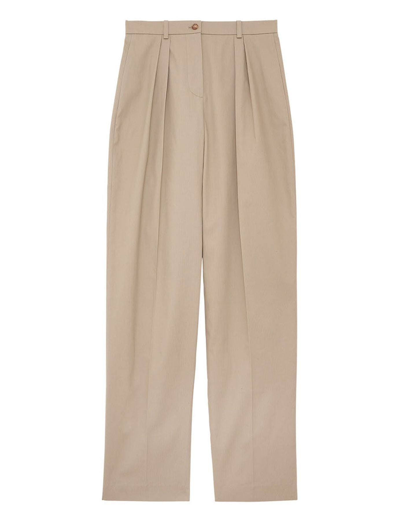Beige Marlow trousers
