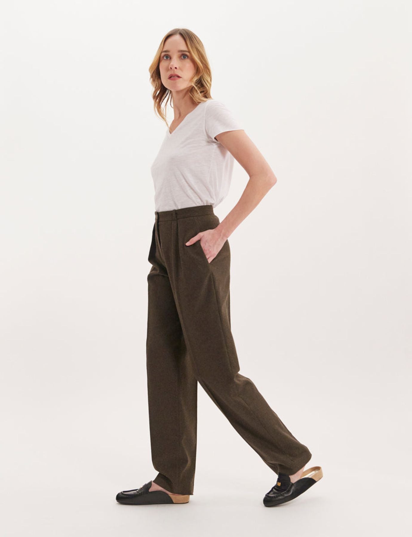 Pantaloni kaki Marlow