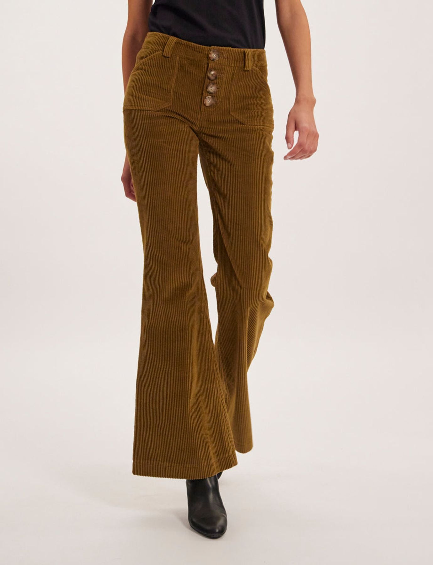 Charlotte honey velvet trousers