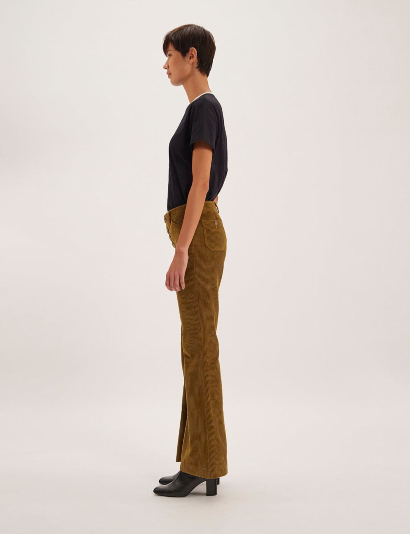 Charlotte honey velvet trousers