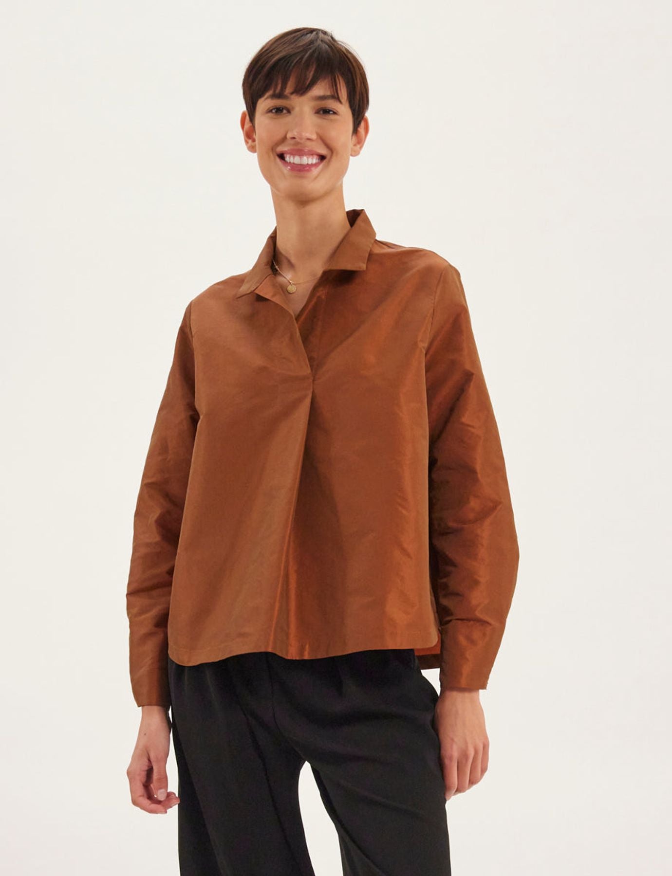 Top color ladrillo Noa
