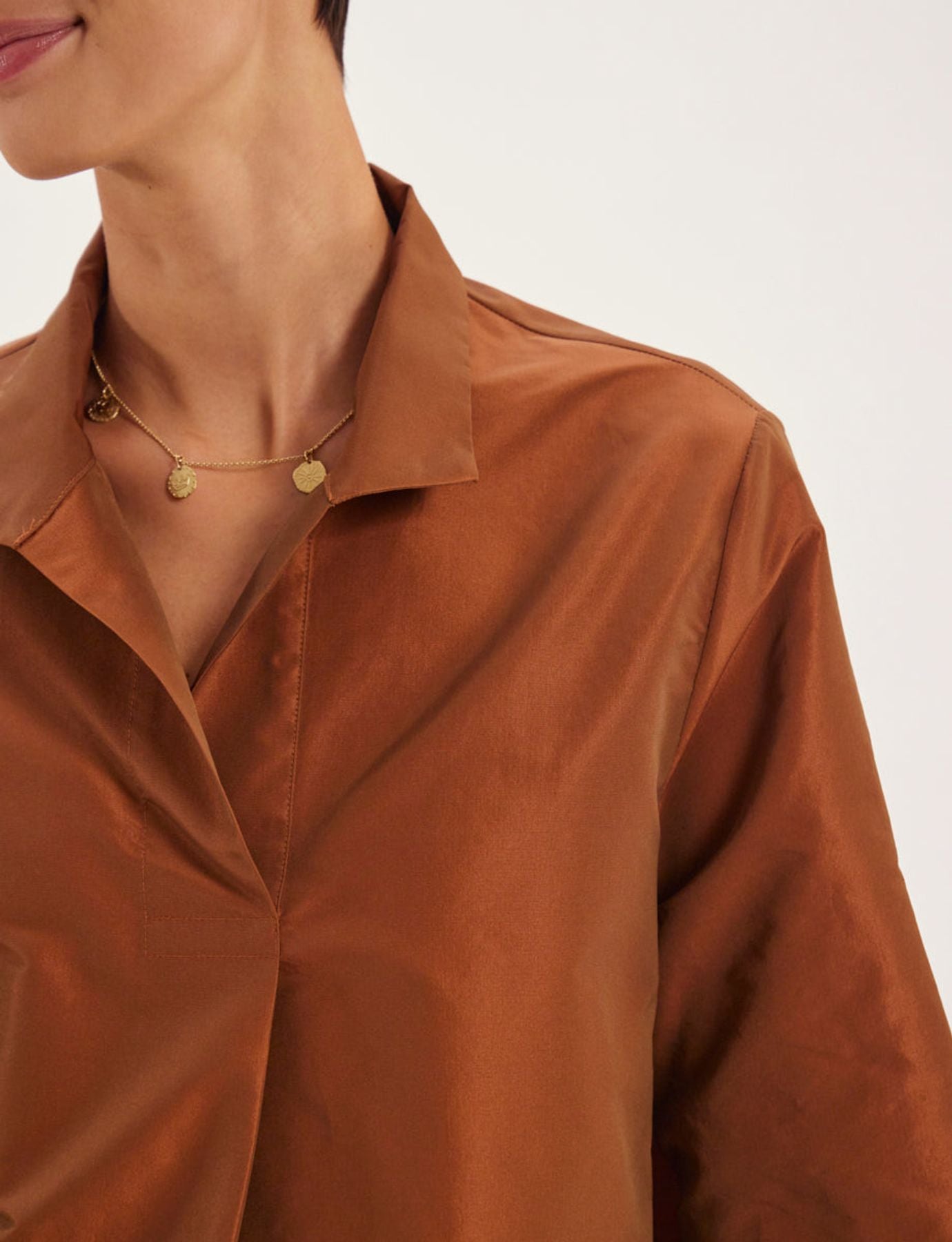 Top color ladrillo Noa