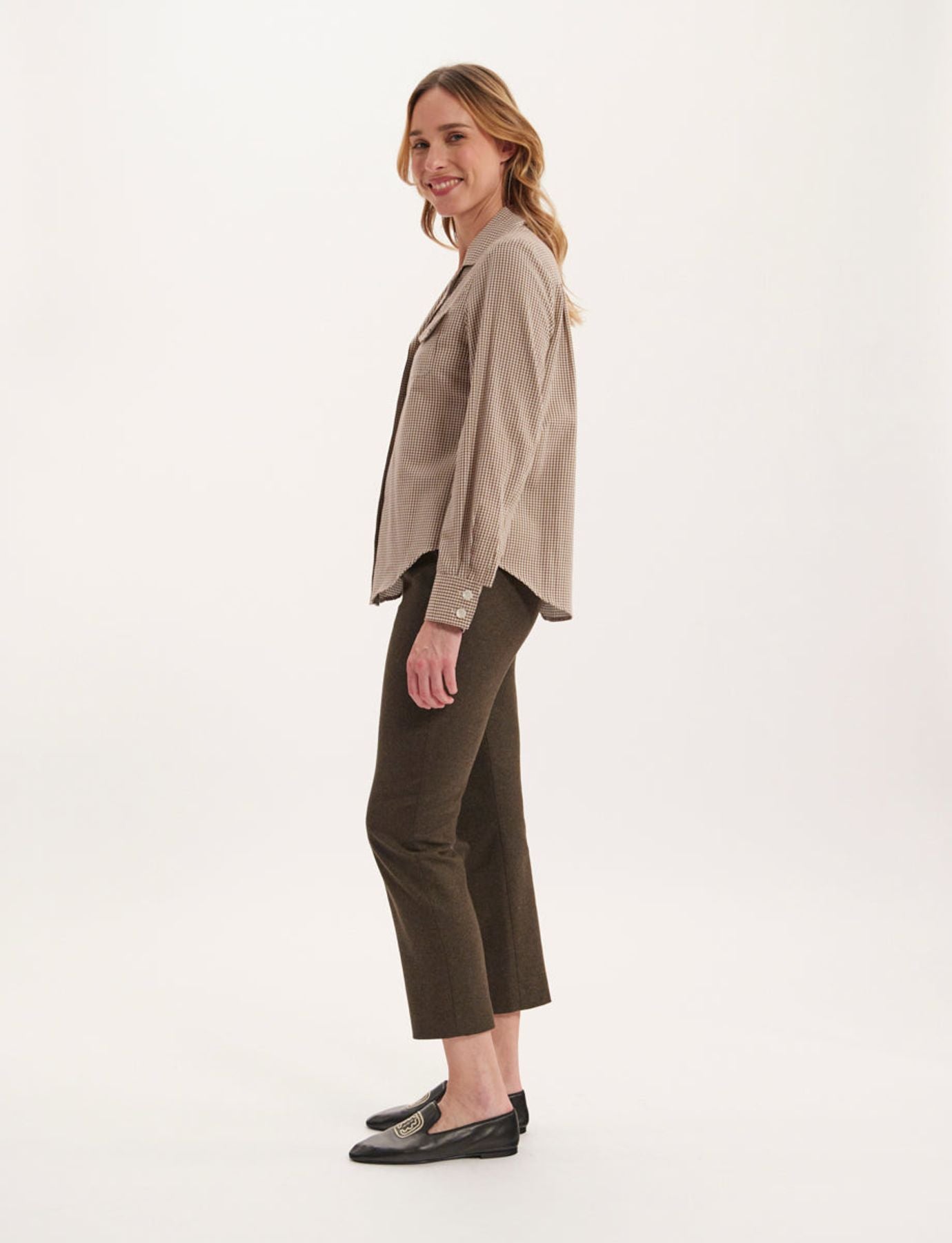 Camicia a quadri Evana