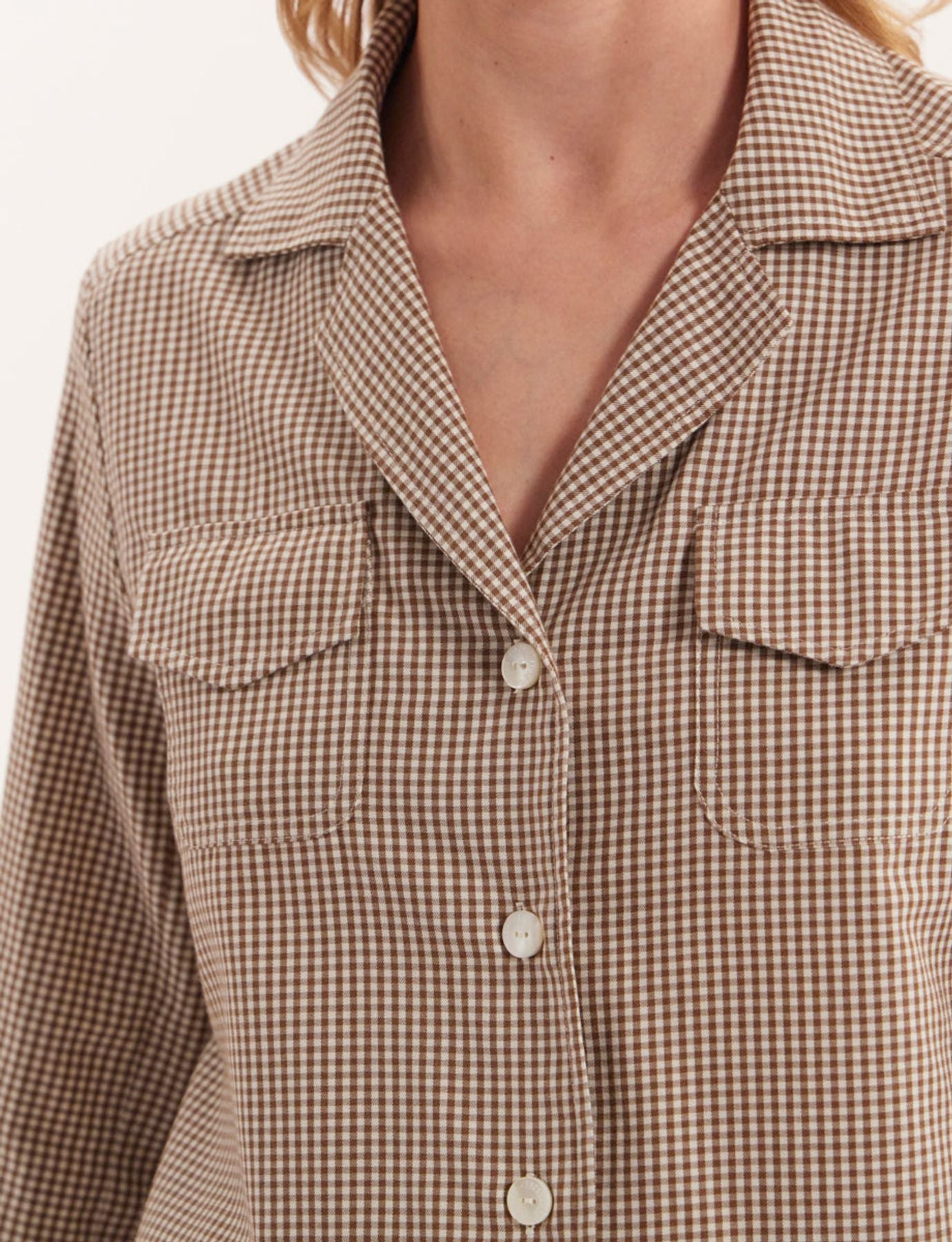 Camicia a quadri Evana