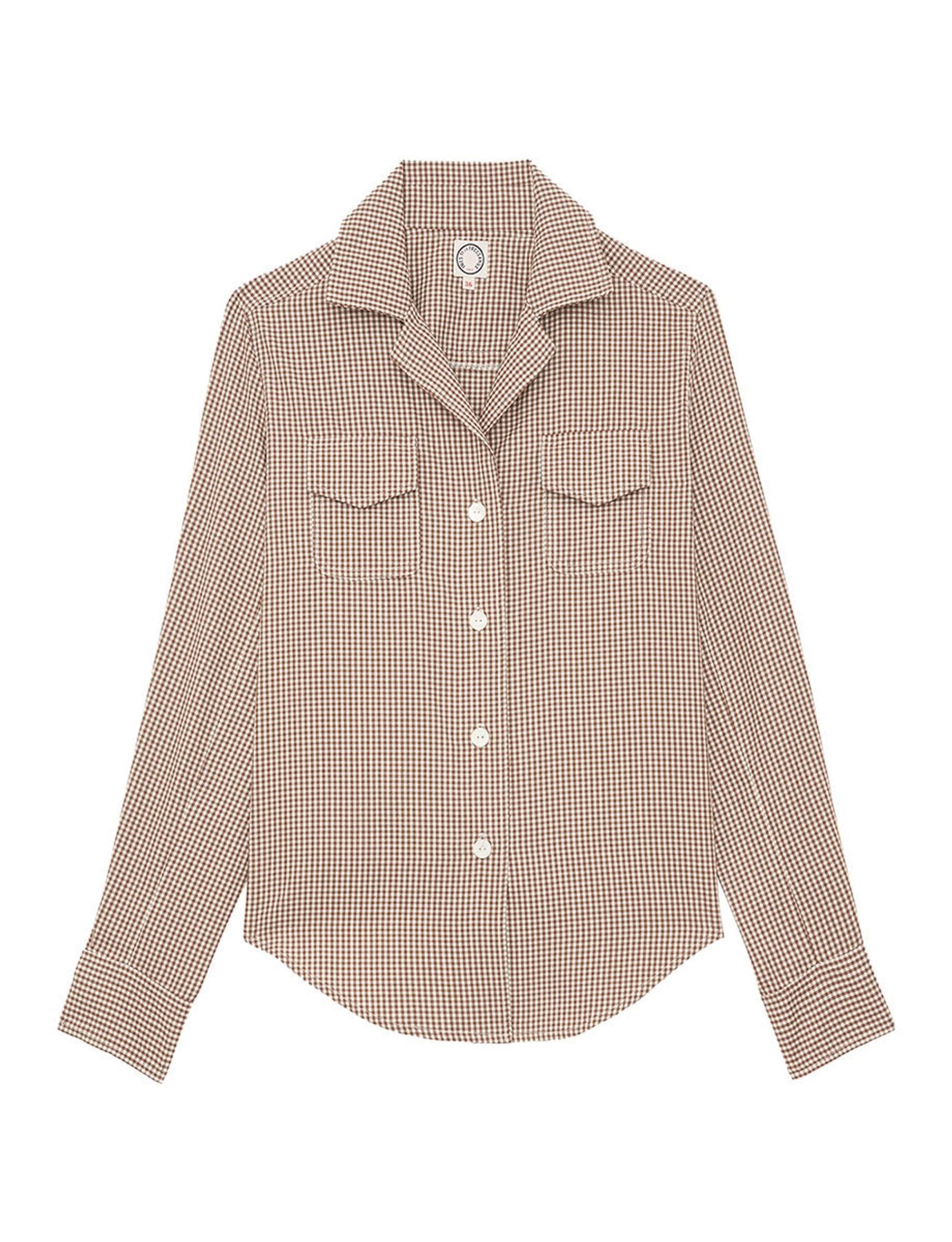 Camicia a quadri Evana