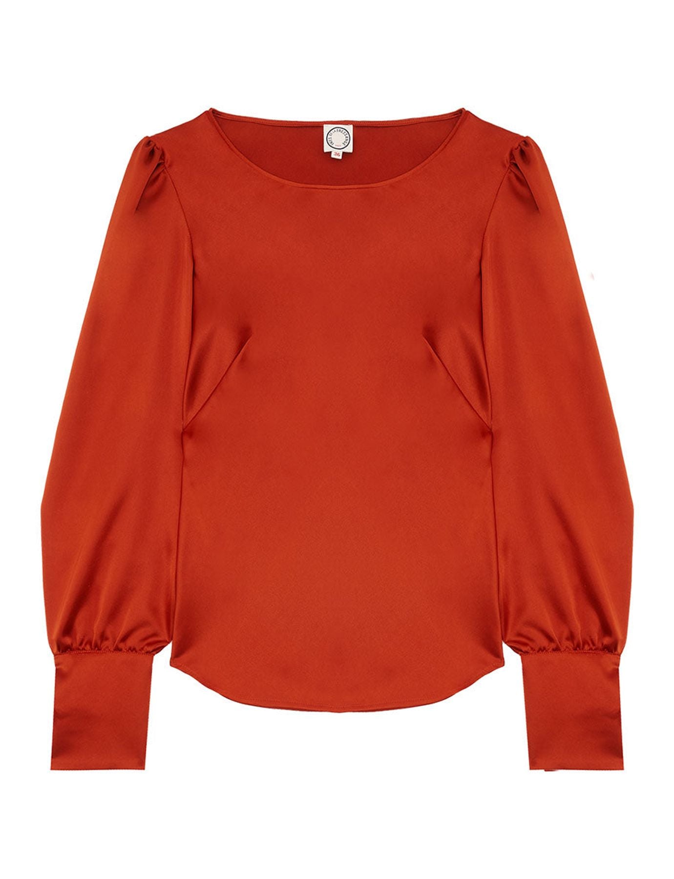 Top Theola naranja quemado
