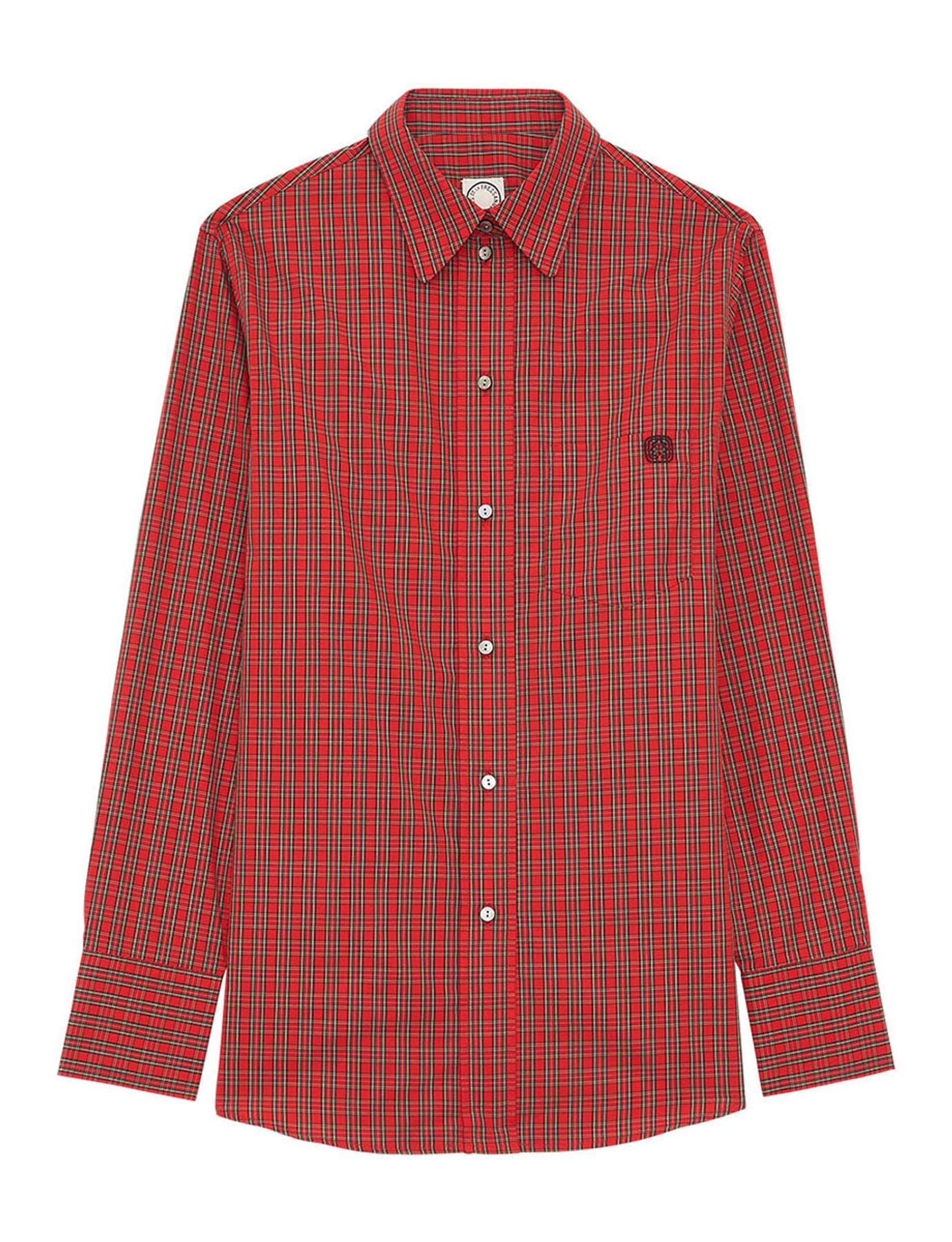 Camisa de cuadros rojos Maureen