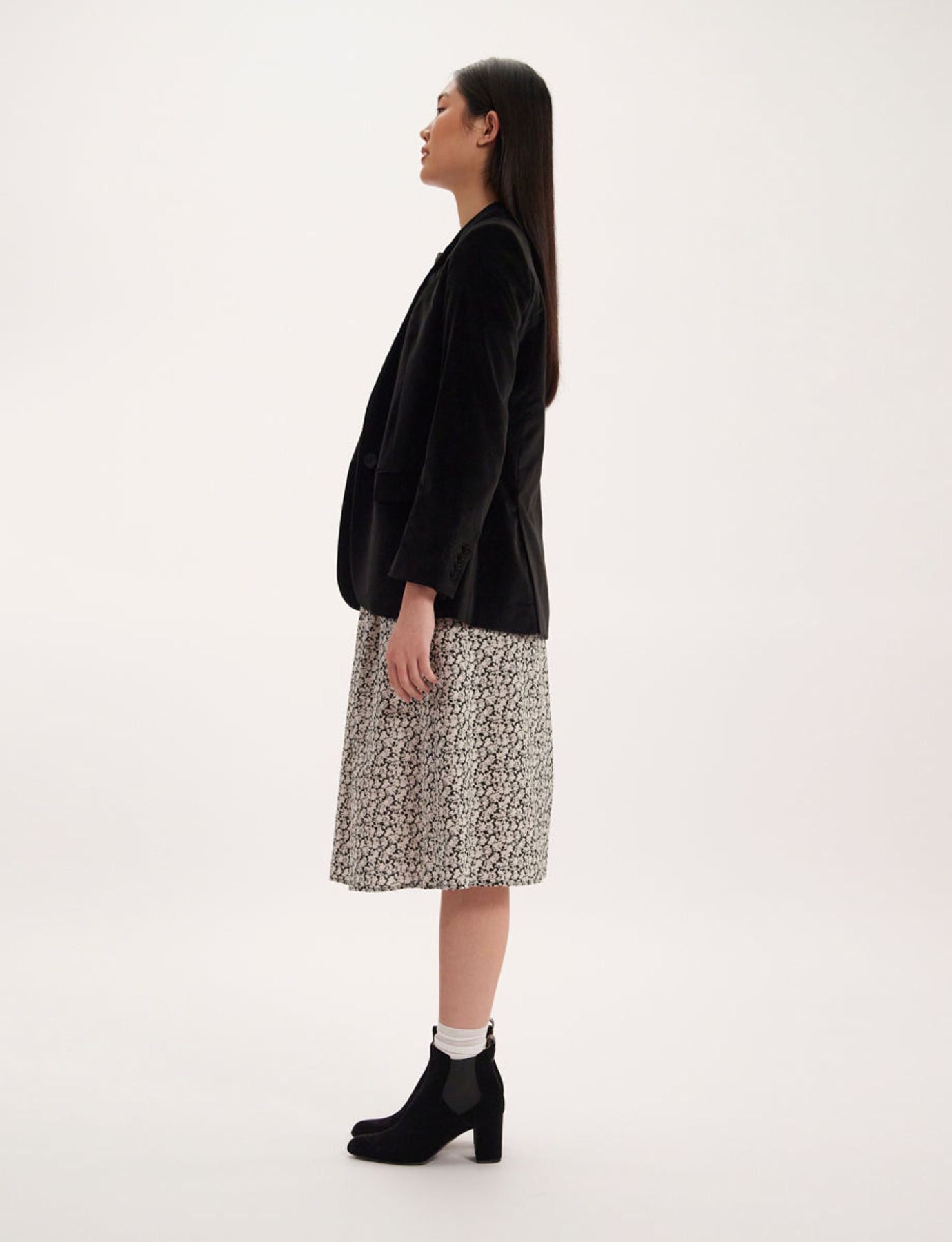 Chaqueta de algodón Bruna negra