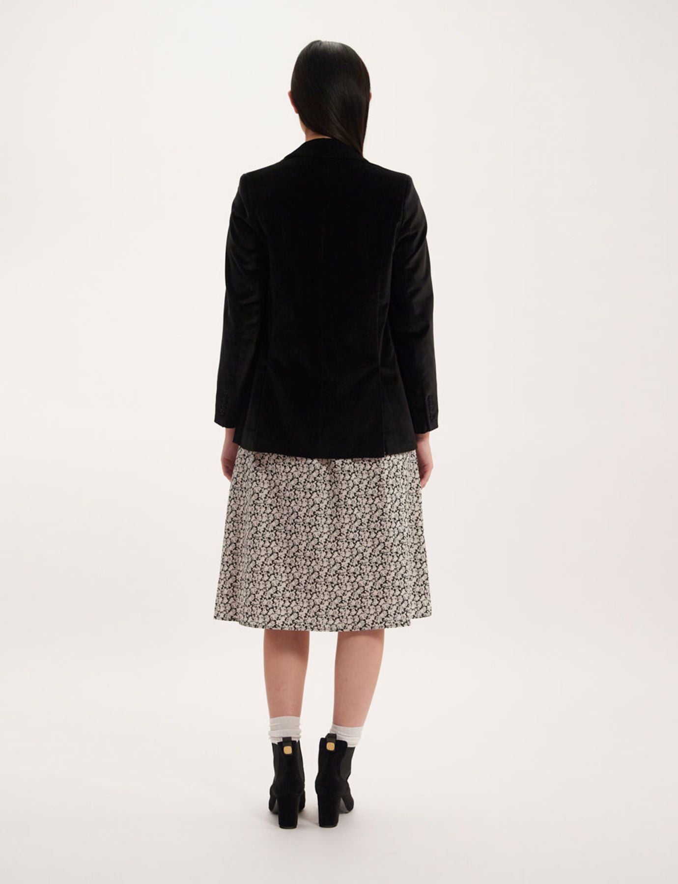 Chaqueta de algodón Bruna negra