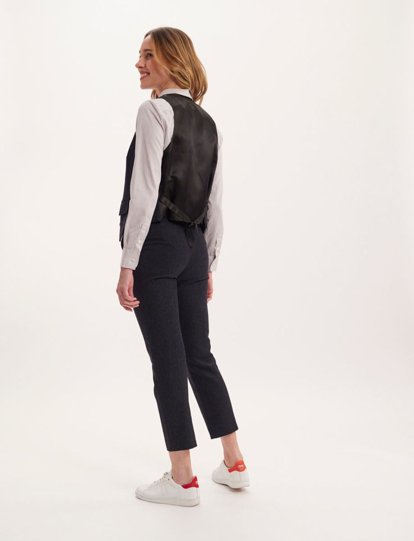 Gilet Robinson noir et bleu