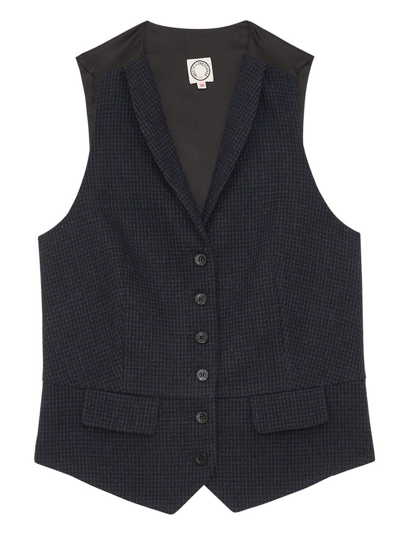 Gilet Robinson noir et bleu