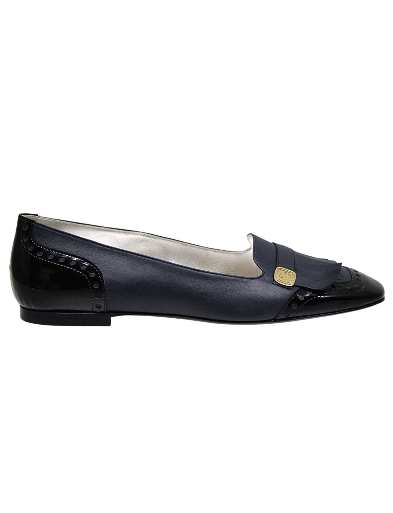Ballerine bleue et noire