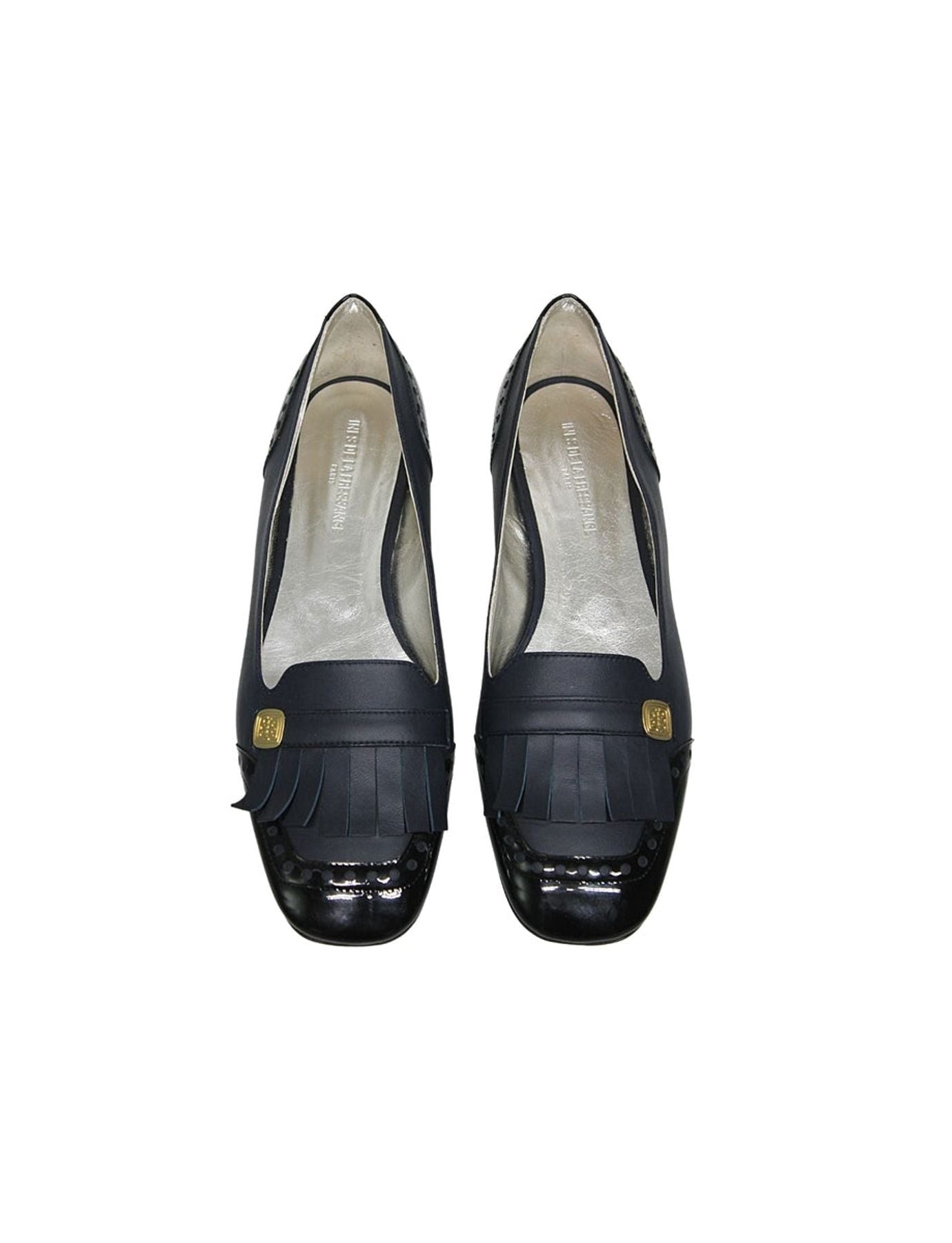 Ballerine bleue et noire