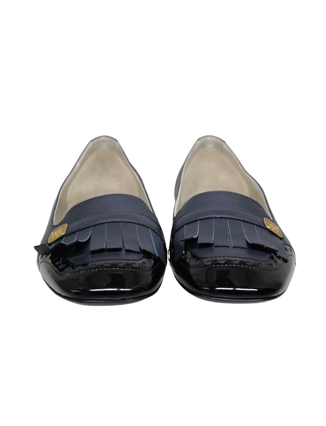 Ballerine bleue et noire