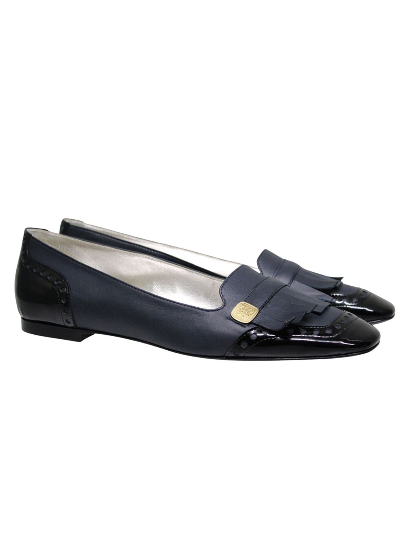 Ballerine bleue et noire