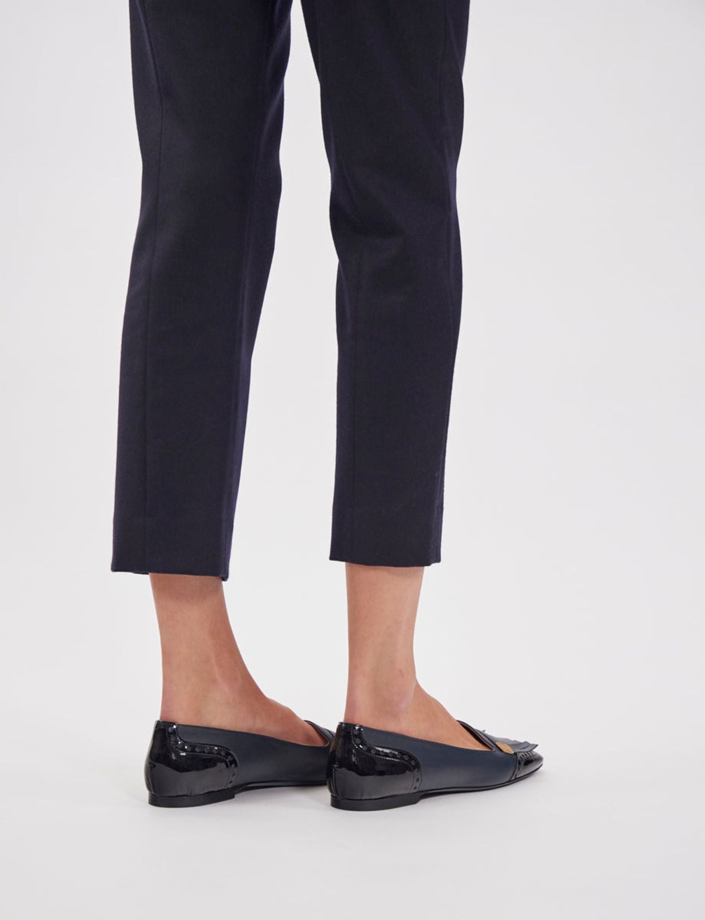 Ballerine bleue et noire