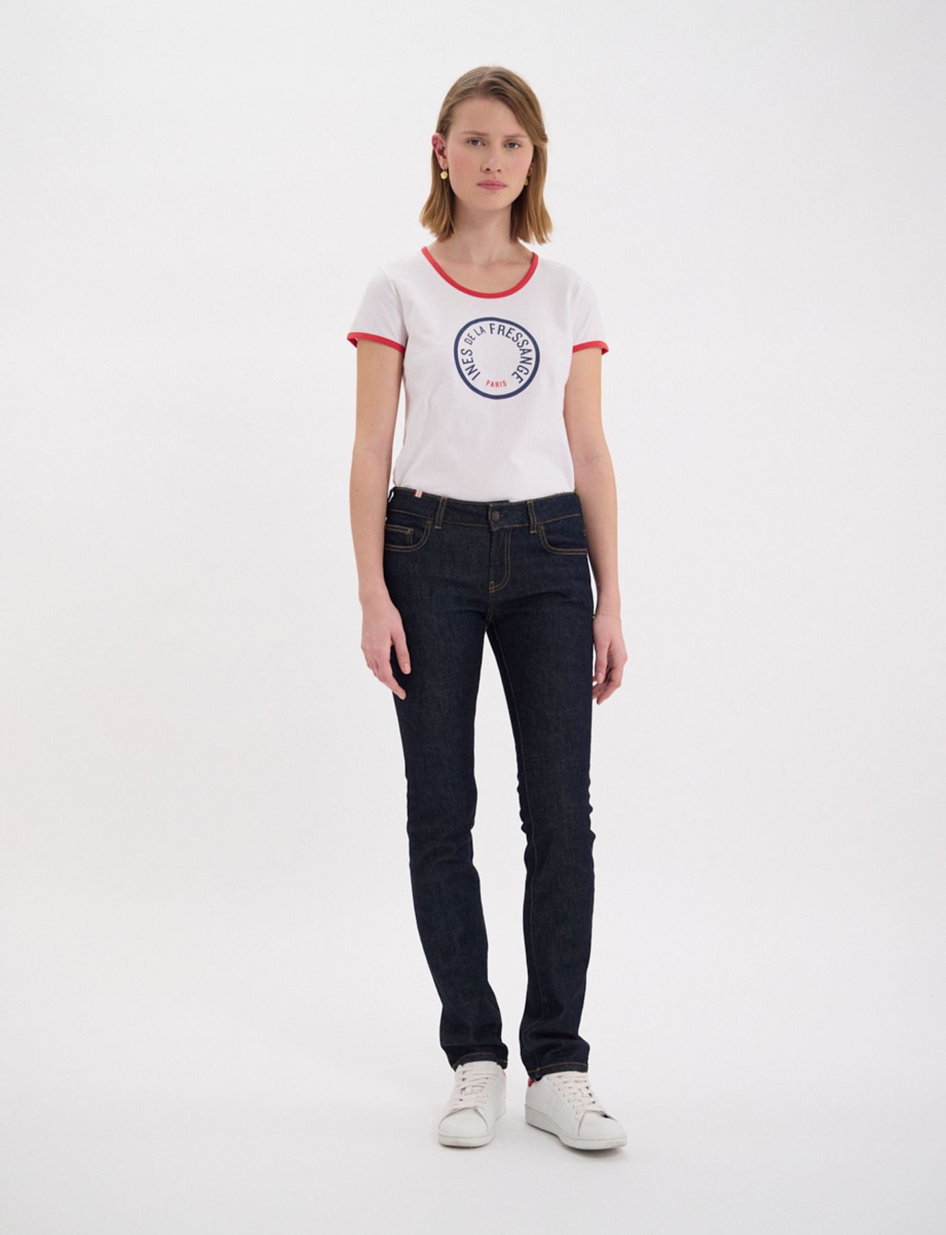 Jeans Anemone aus marineblauer Baumwolle x Notify