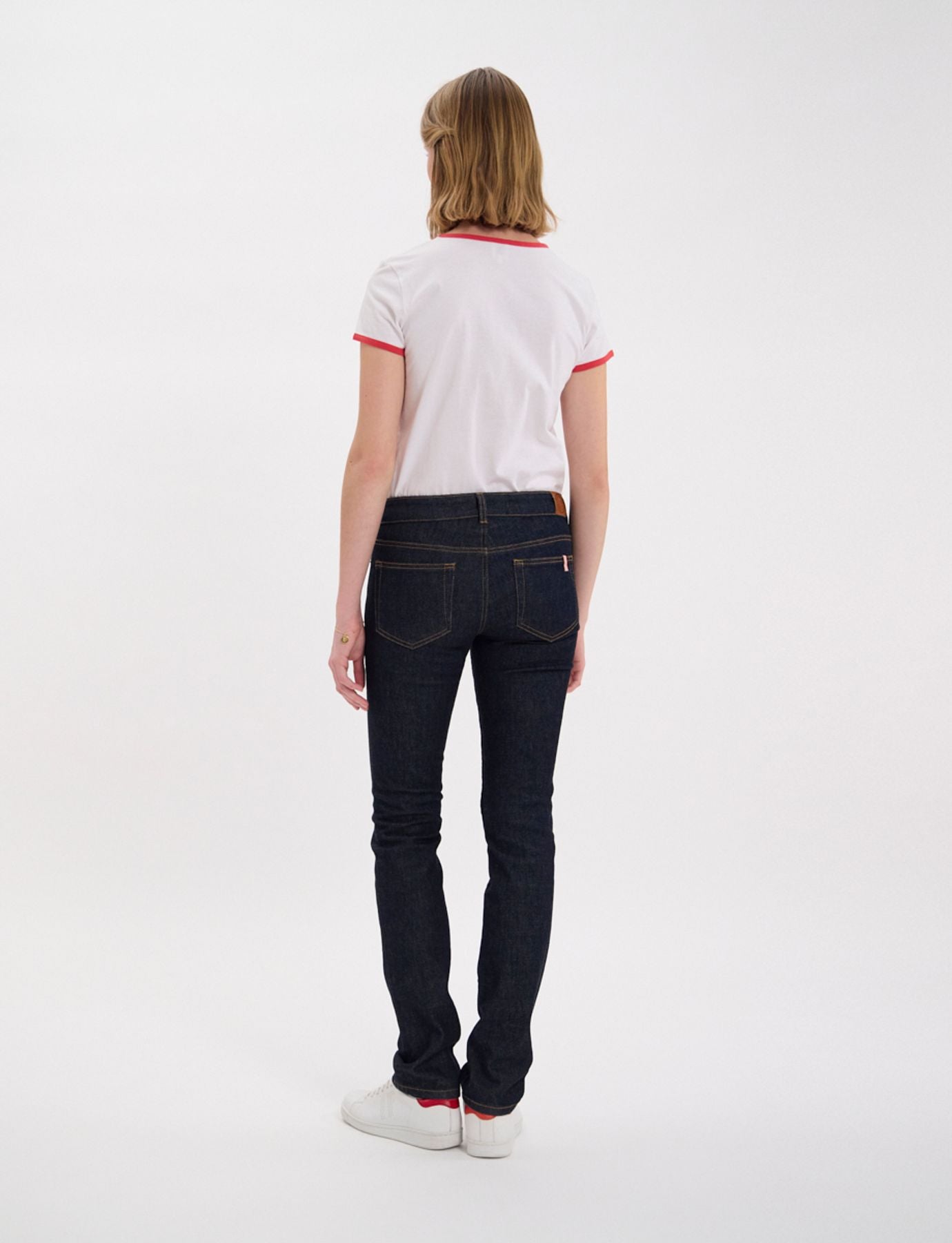 Jeans Anemone aus marineblauer Baumwolle x Notify