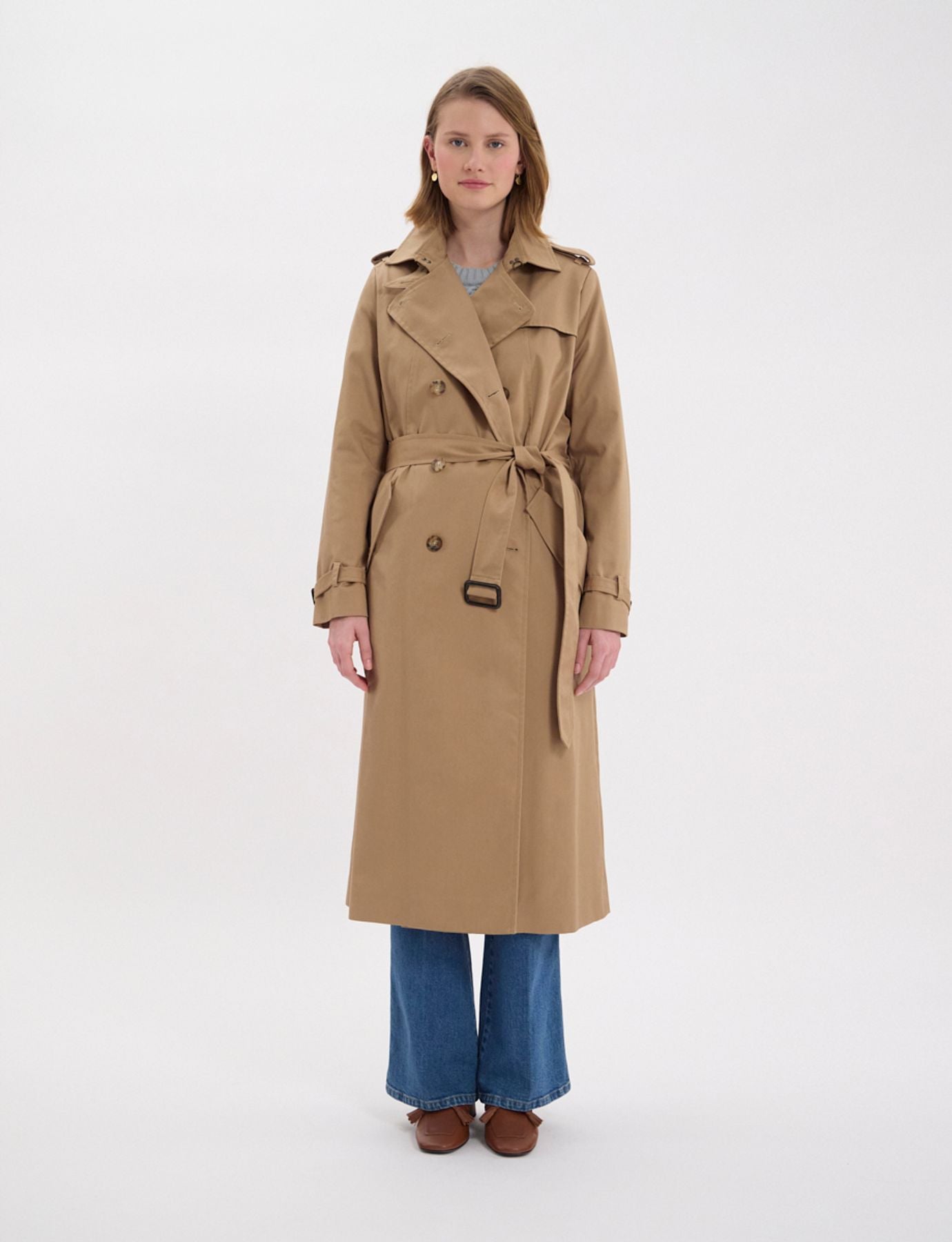 Trenchcoat Gaultier beige
