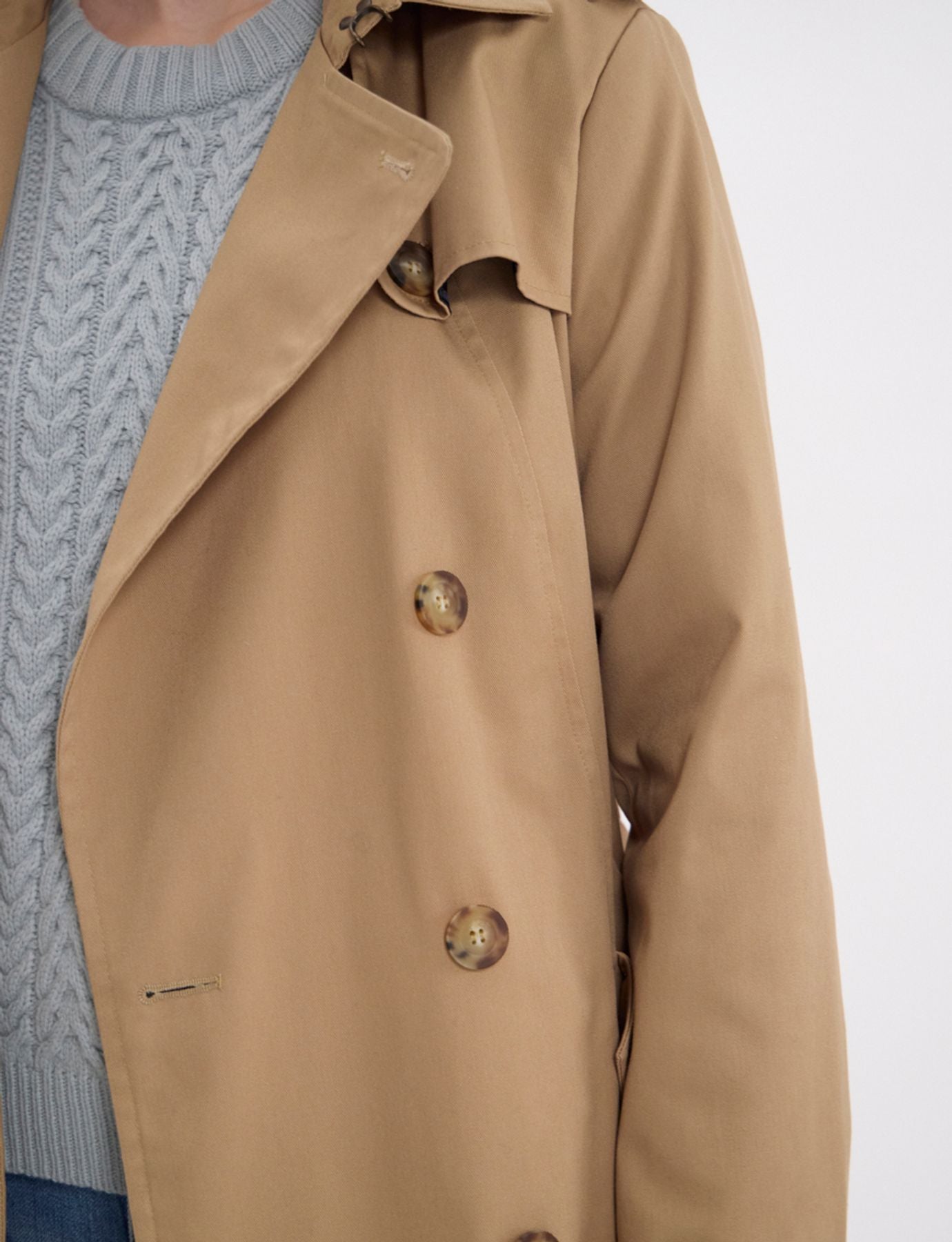 Trenchcoat Gaultier beige