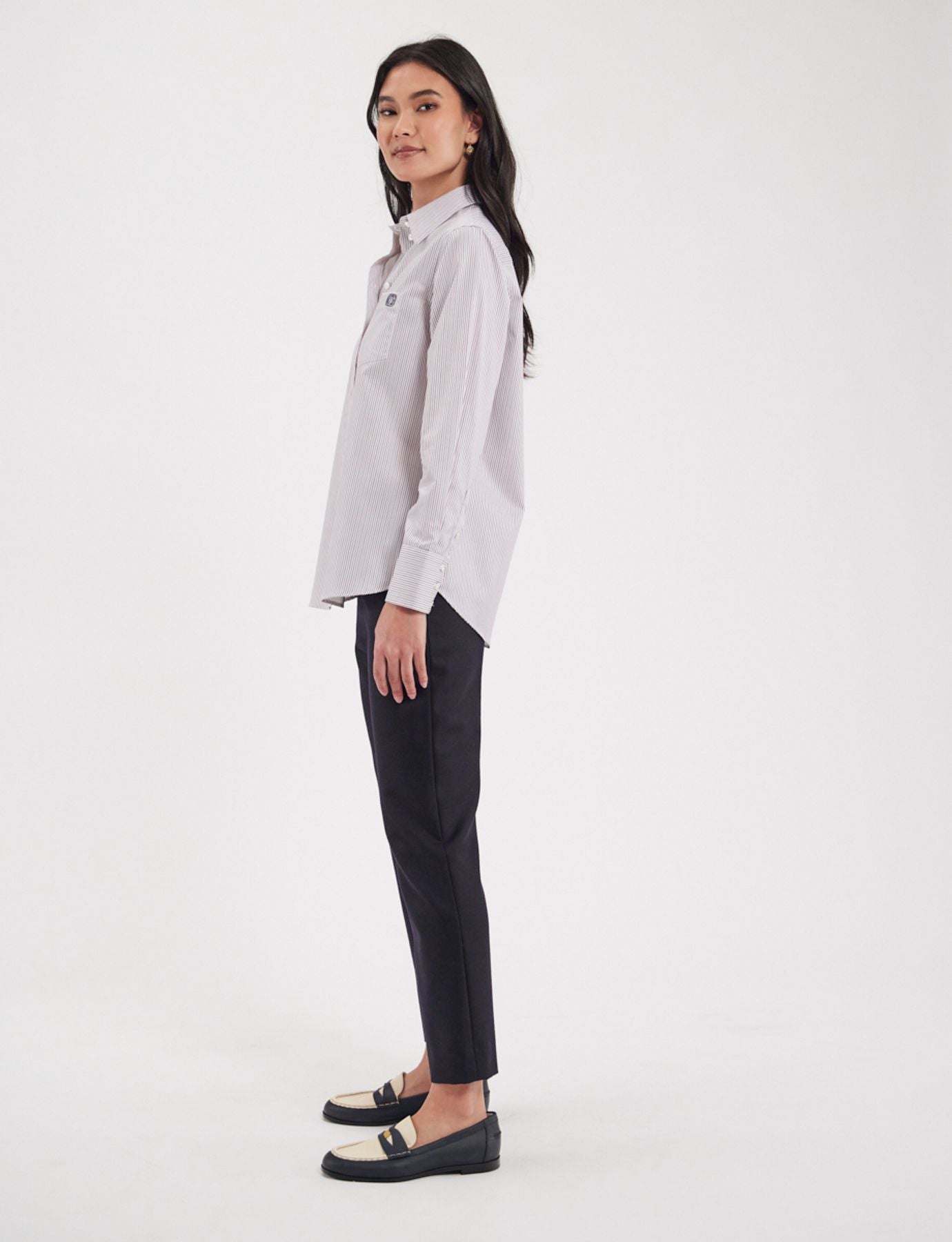 Chemise Maureen bleu-blanc-rouge