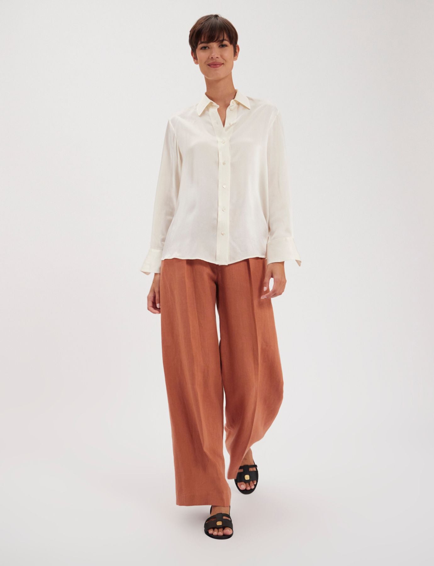 Chemise Maureen écrue en soie