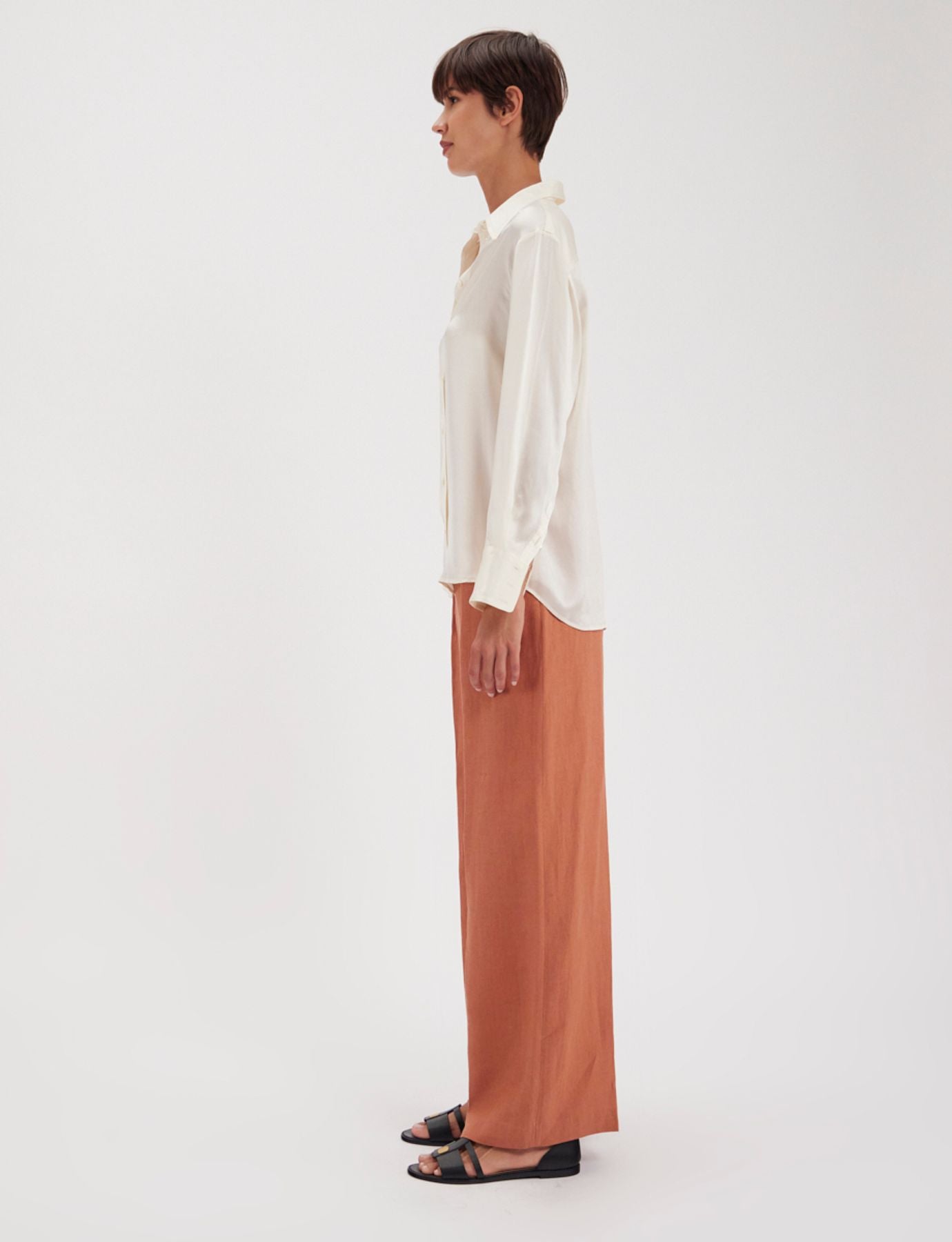 Chemise Maureen écrue en soie