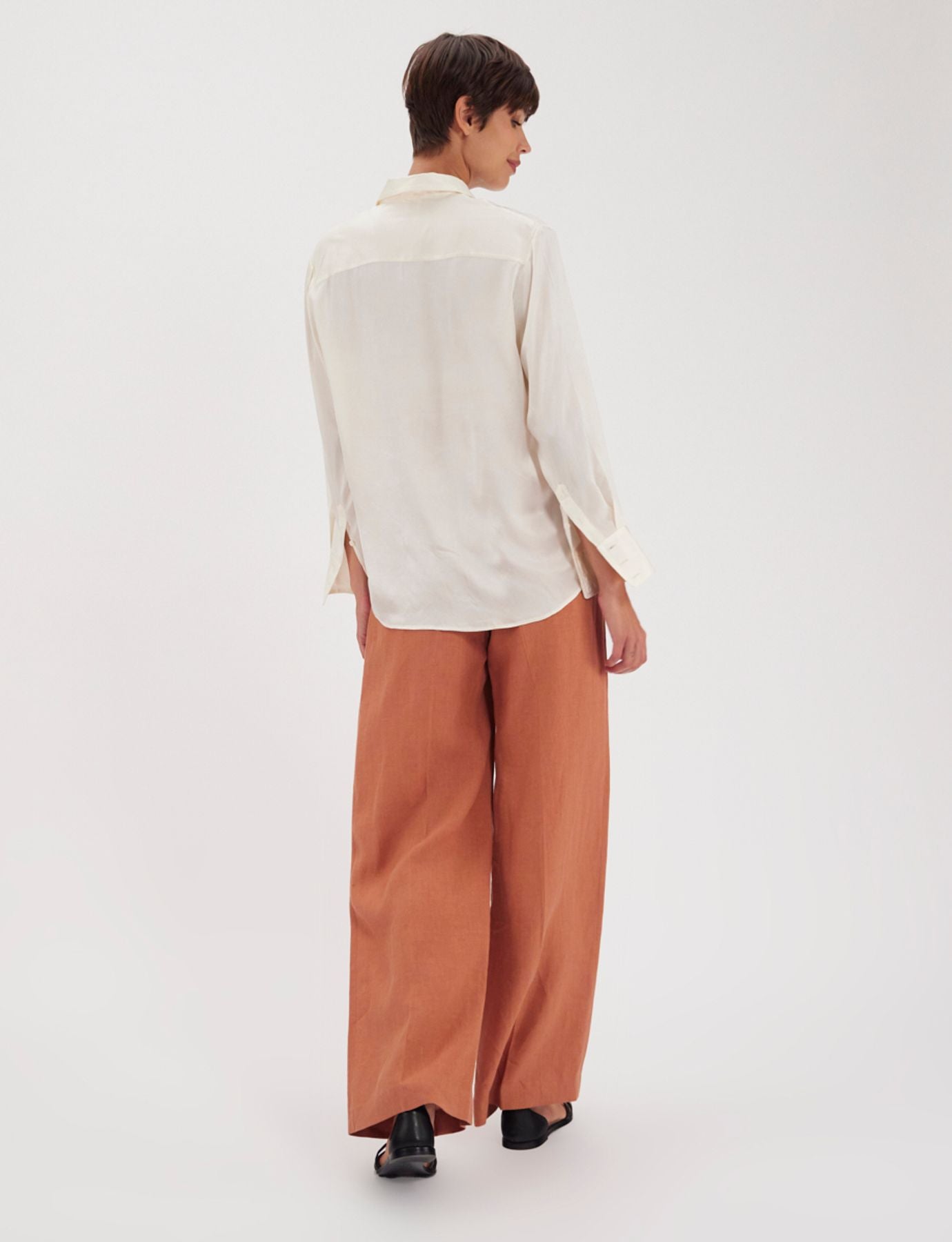 Chemise Maureen écrue en soie