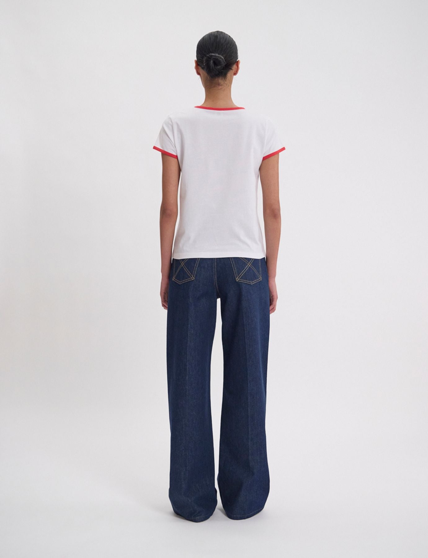 Priscilla white cotton T-shirt