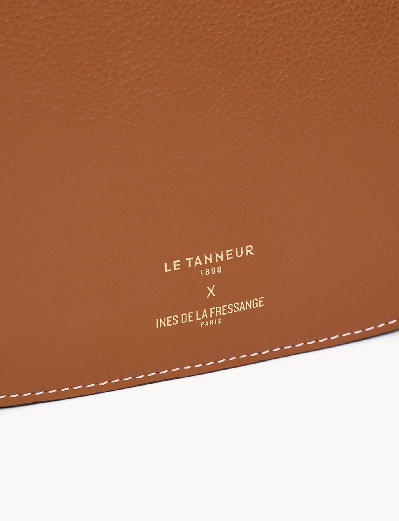Petit sac à bandoulière camel Ines x Le Tanneur