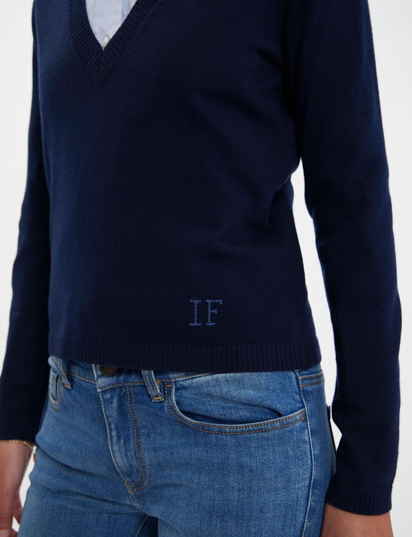 Morgana navy jumper