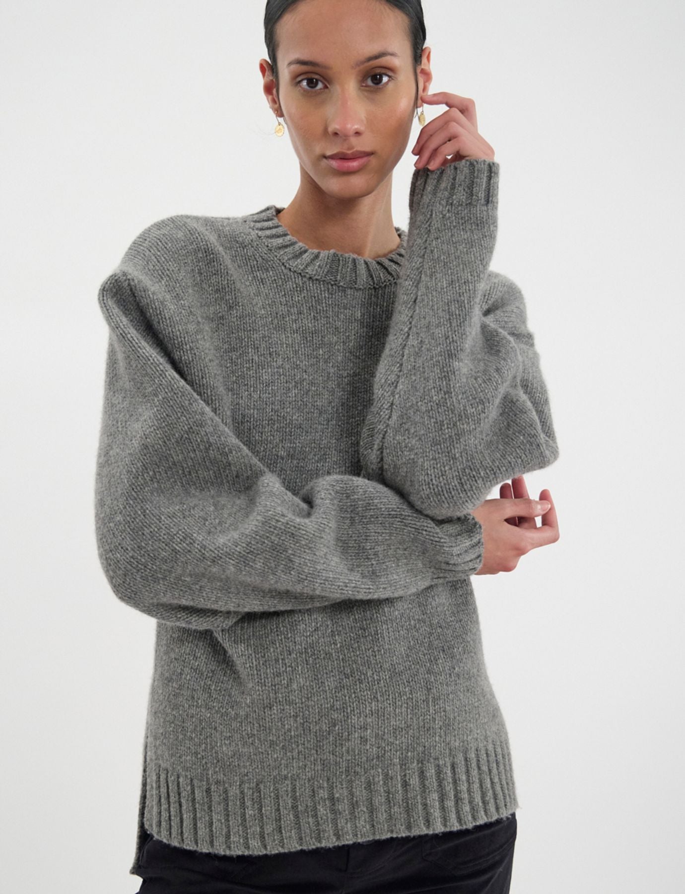 Maglione Paulin in lana grigia