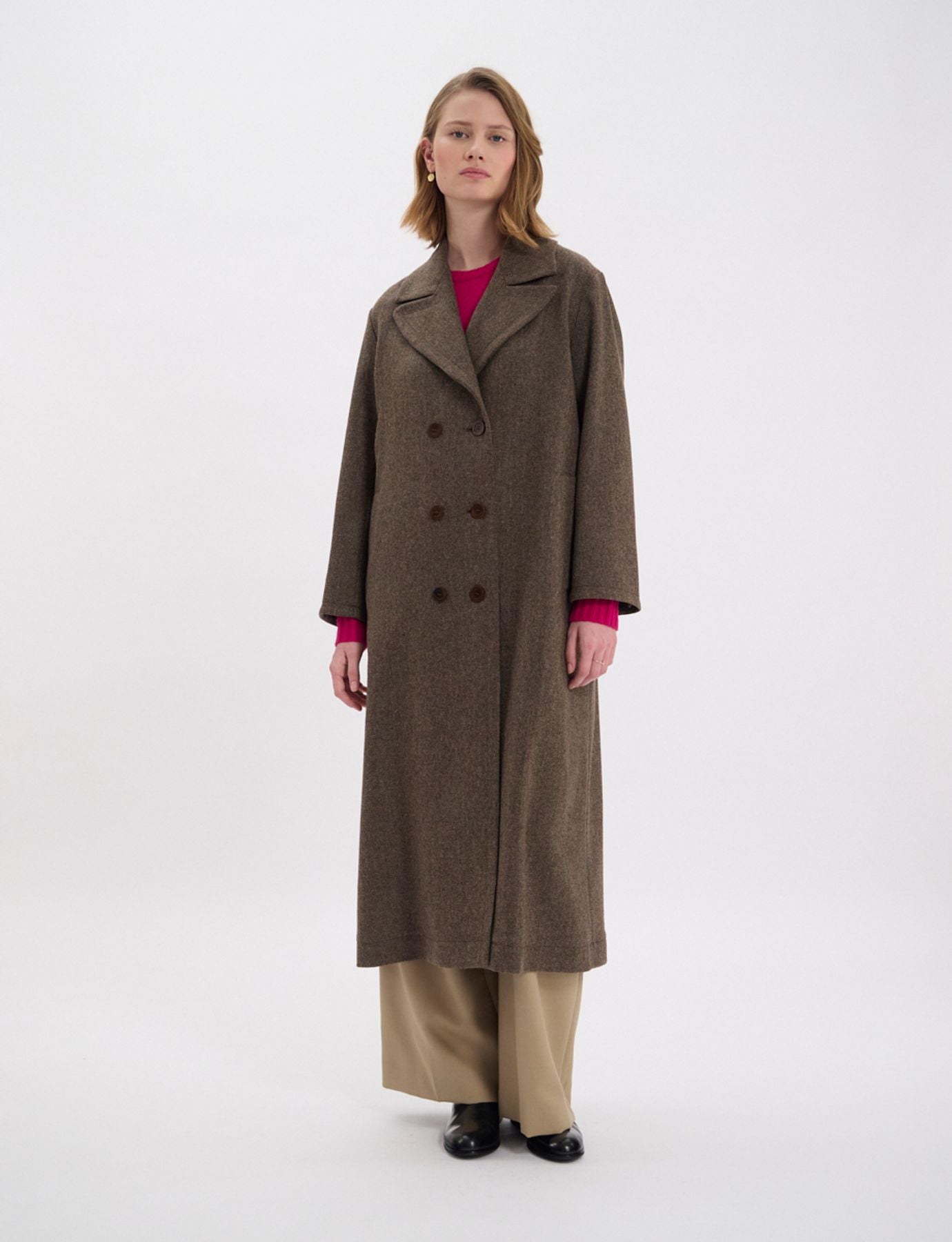 denise-brown-wool-herringbone-coat