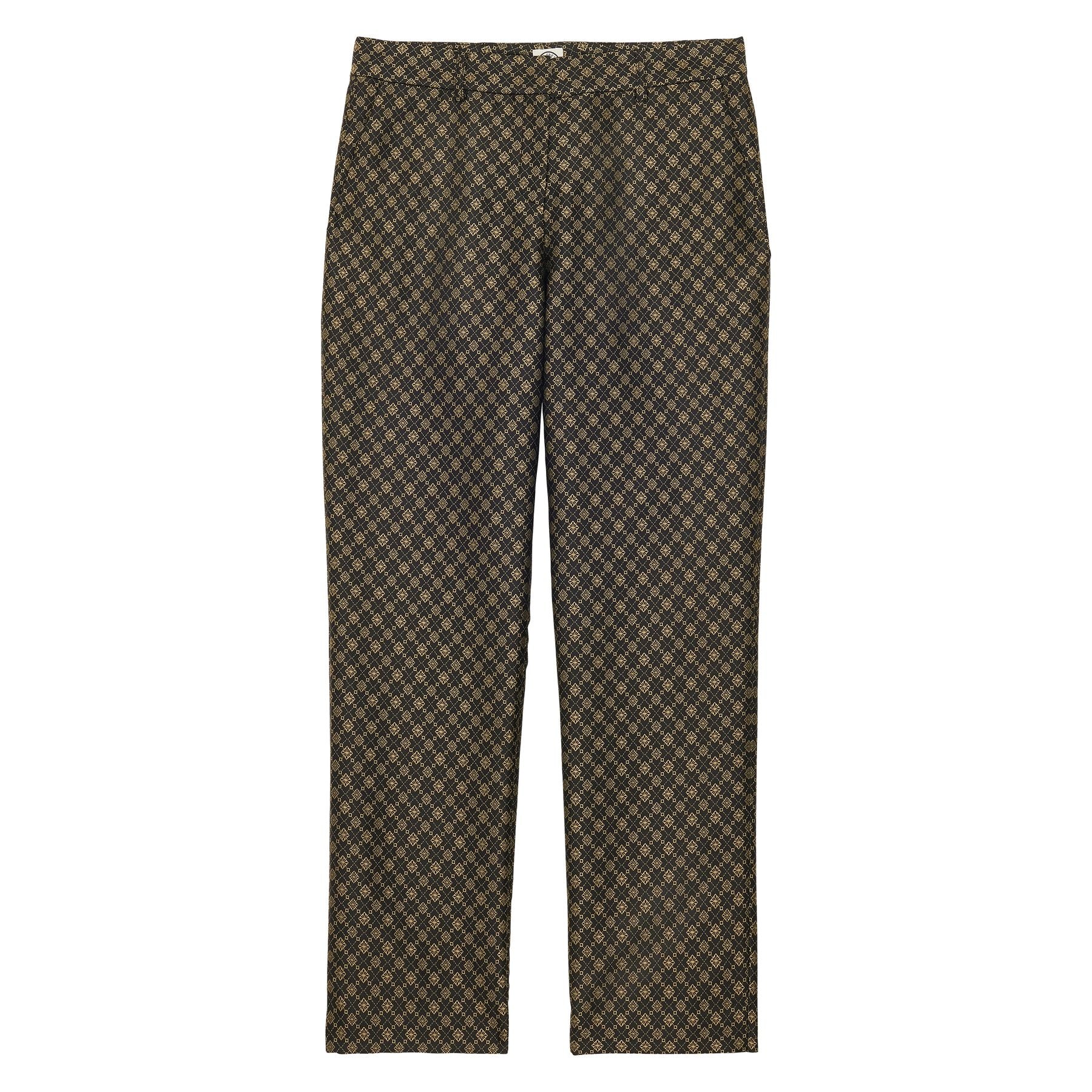 pantaloni-audrey-in-tessuto-jacquard-nero-e-oro