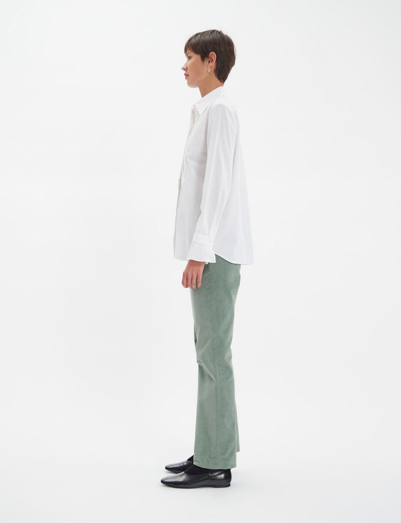Camicia Clara in cotone bianco