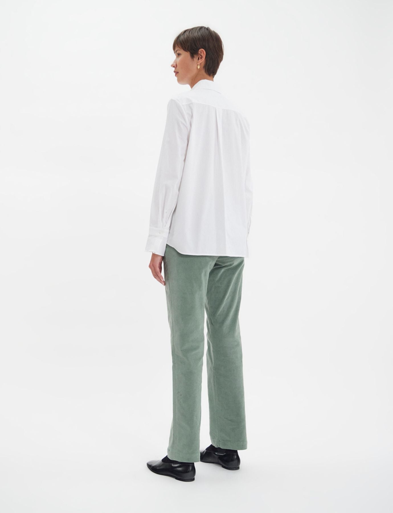 Camicia Clara in cotone bianco