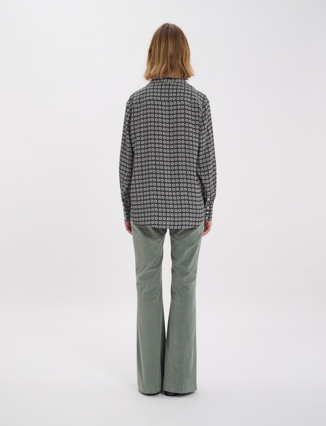 Maureen oak leaf pattern shirt